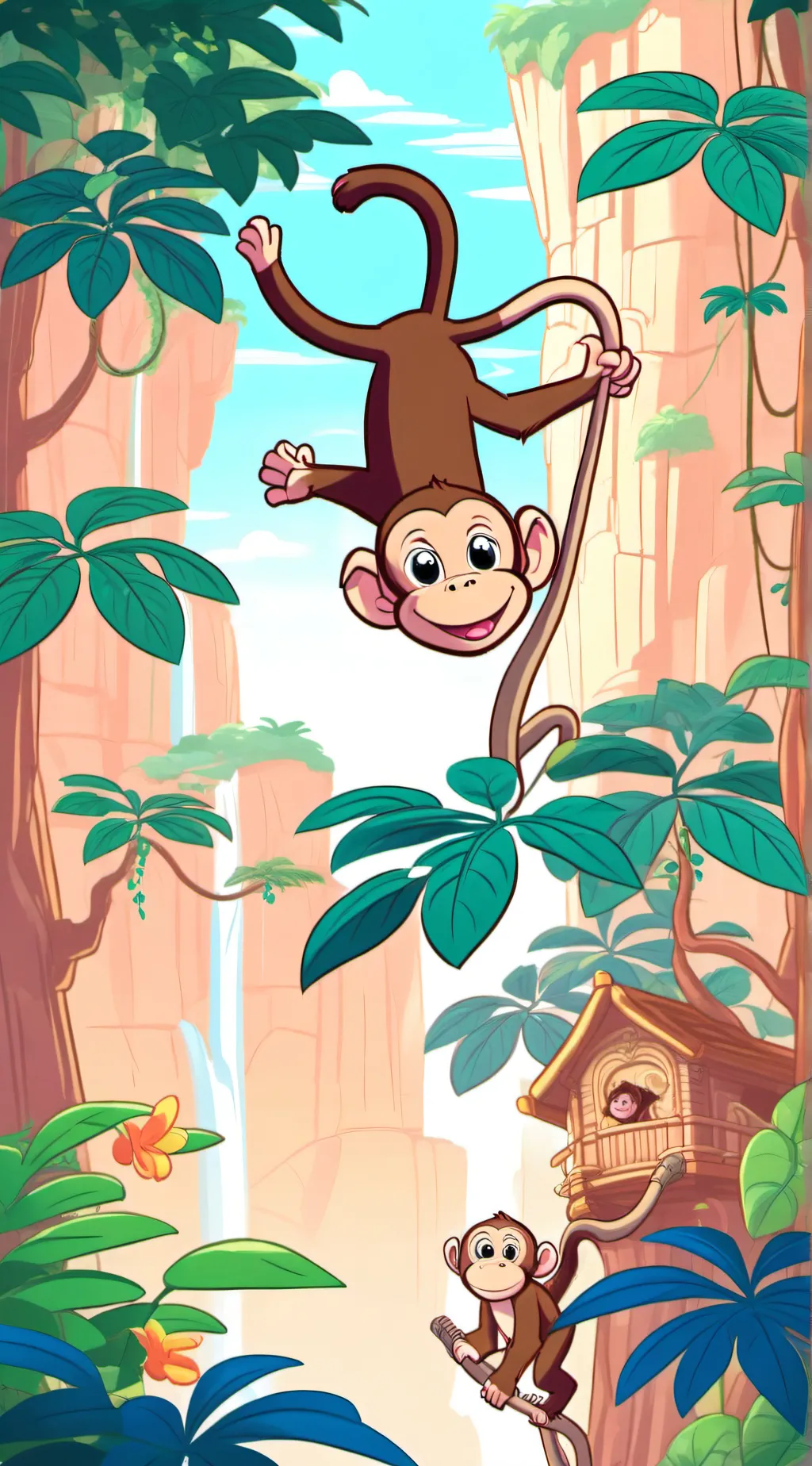 ai character: master monkey background