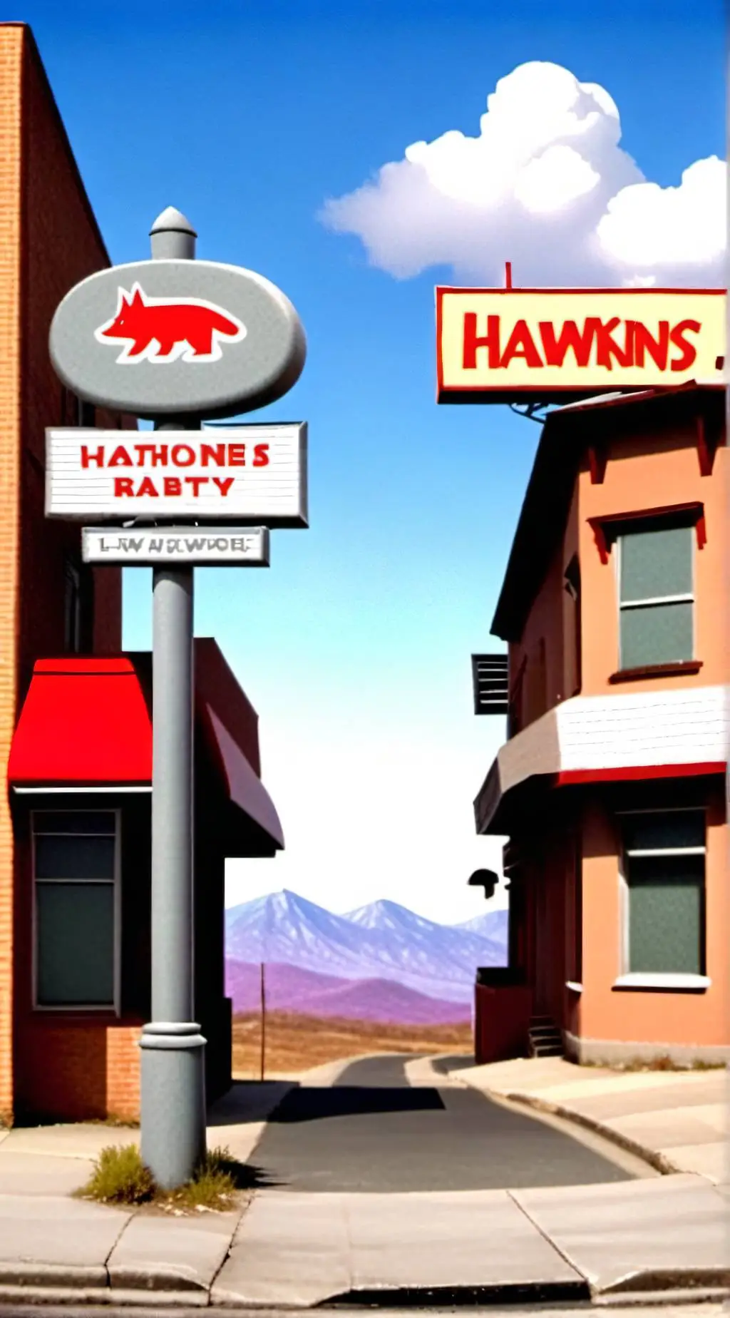 ai character: Stranger Things  background