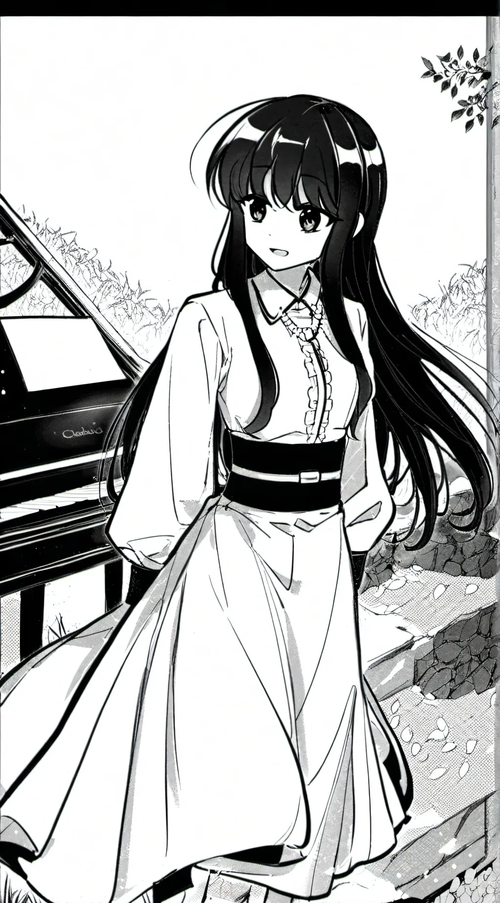 ai character: Miss Bano background