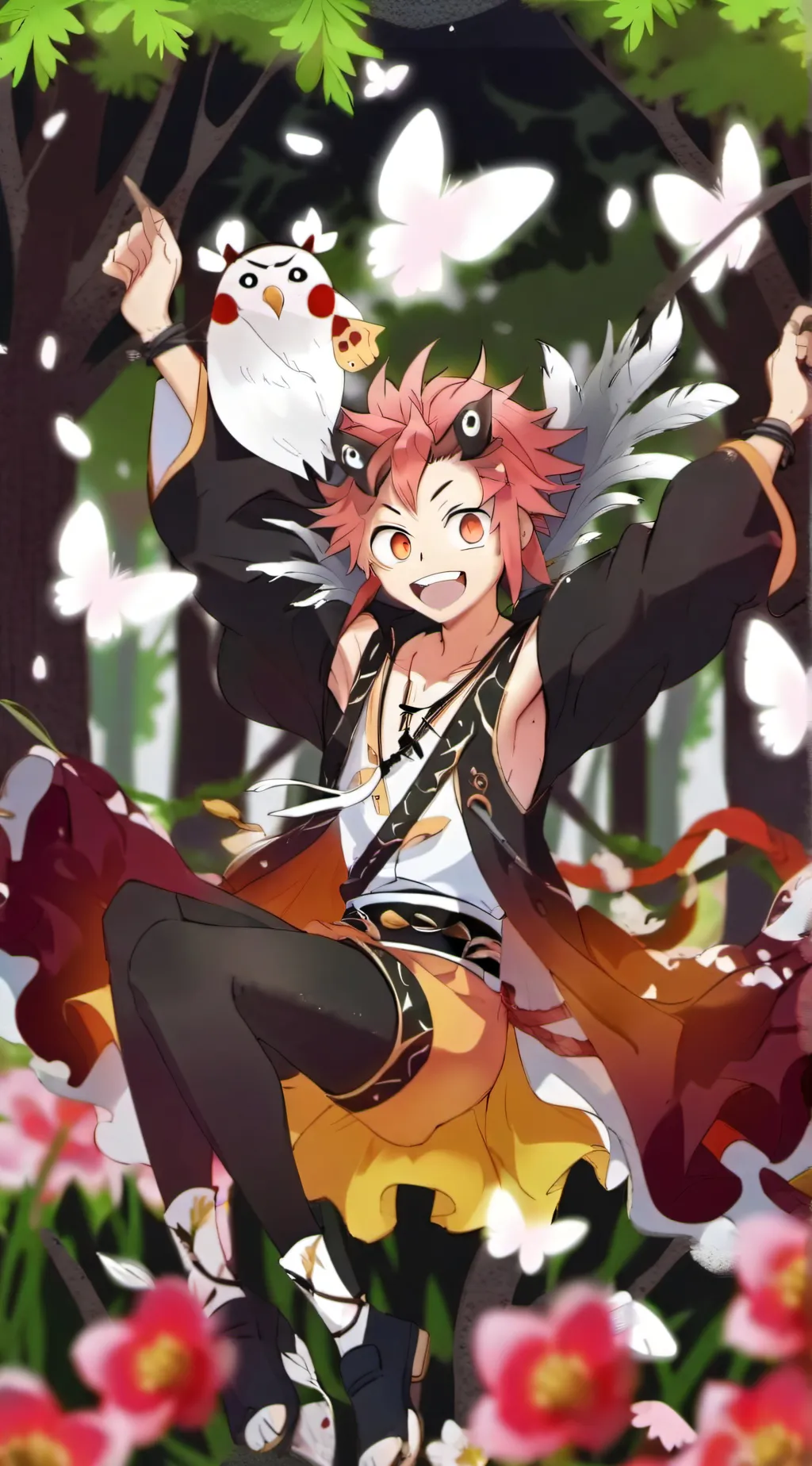 ai character: kiribakudeku background