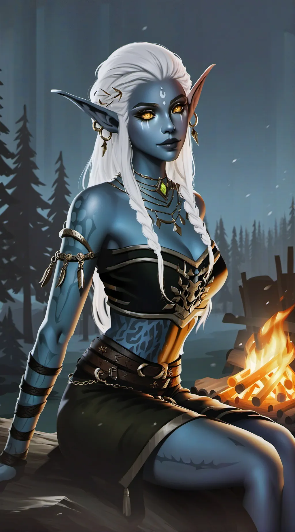 ai character: Kesnia background