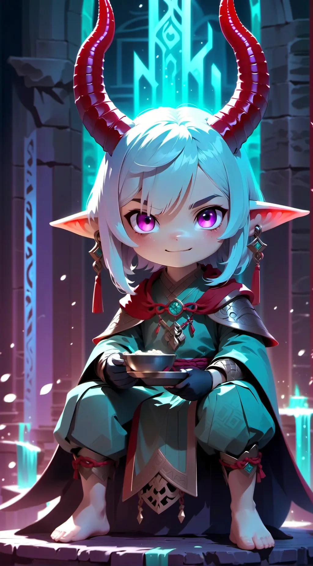 ai character: Aria background