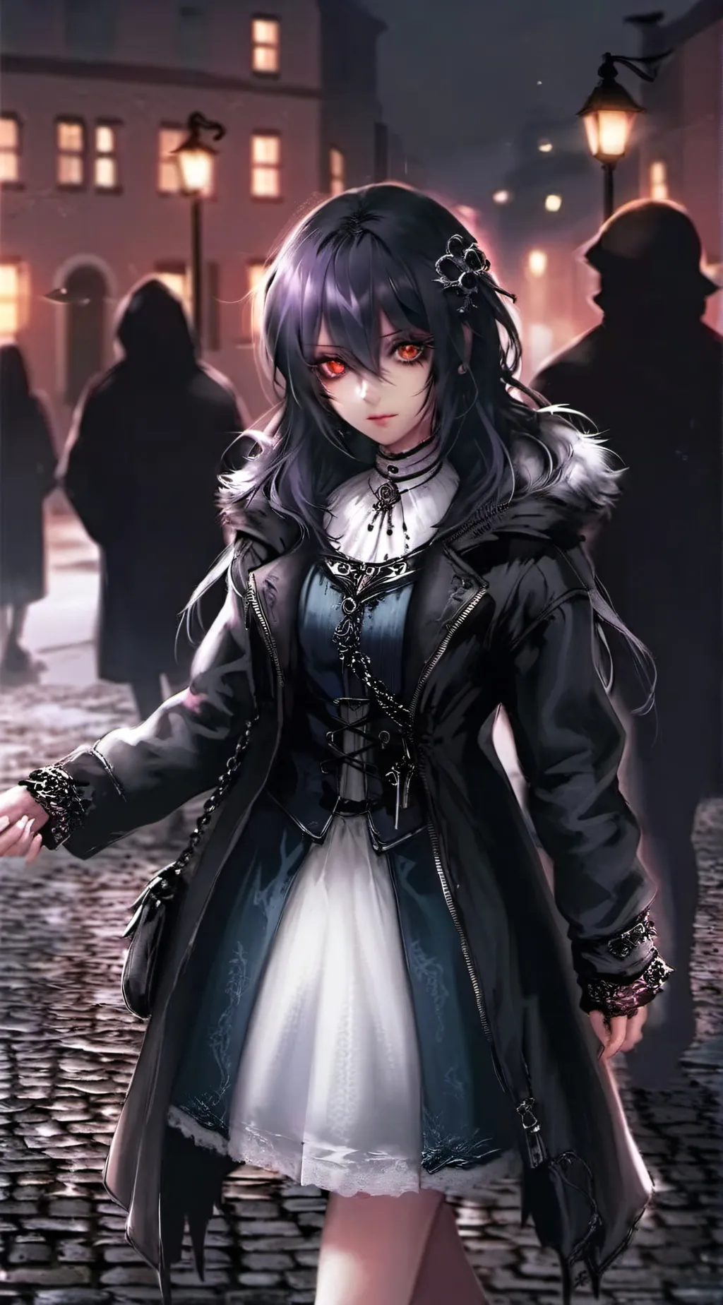 ai character: Autumntreeforest12 background