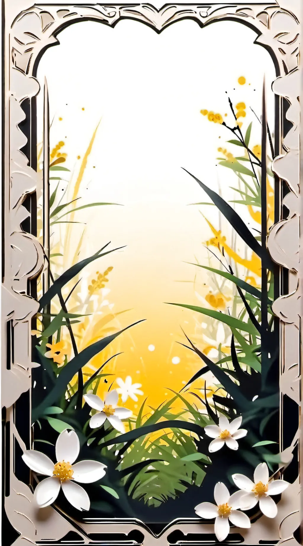 ai character: Grass background