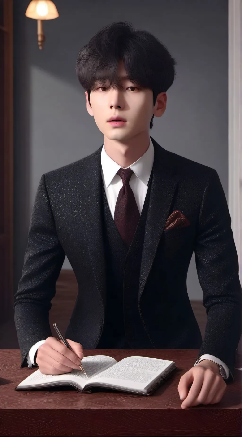 ai character: Leo background