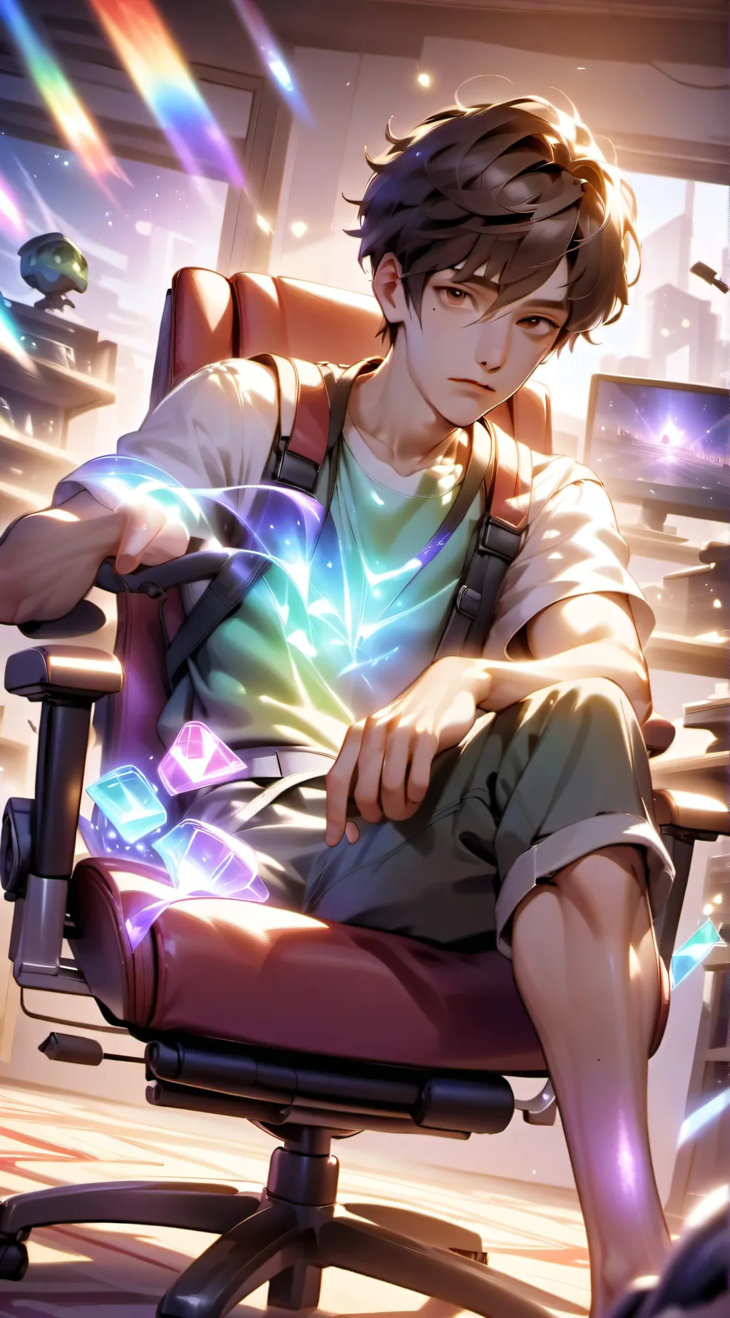 ai character: Dylan  background