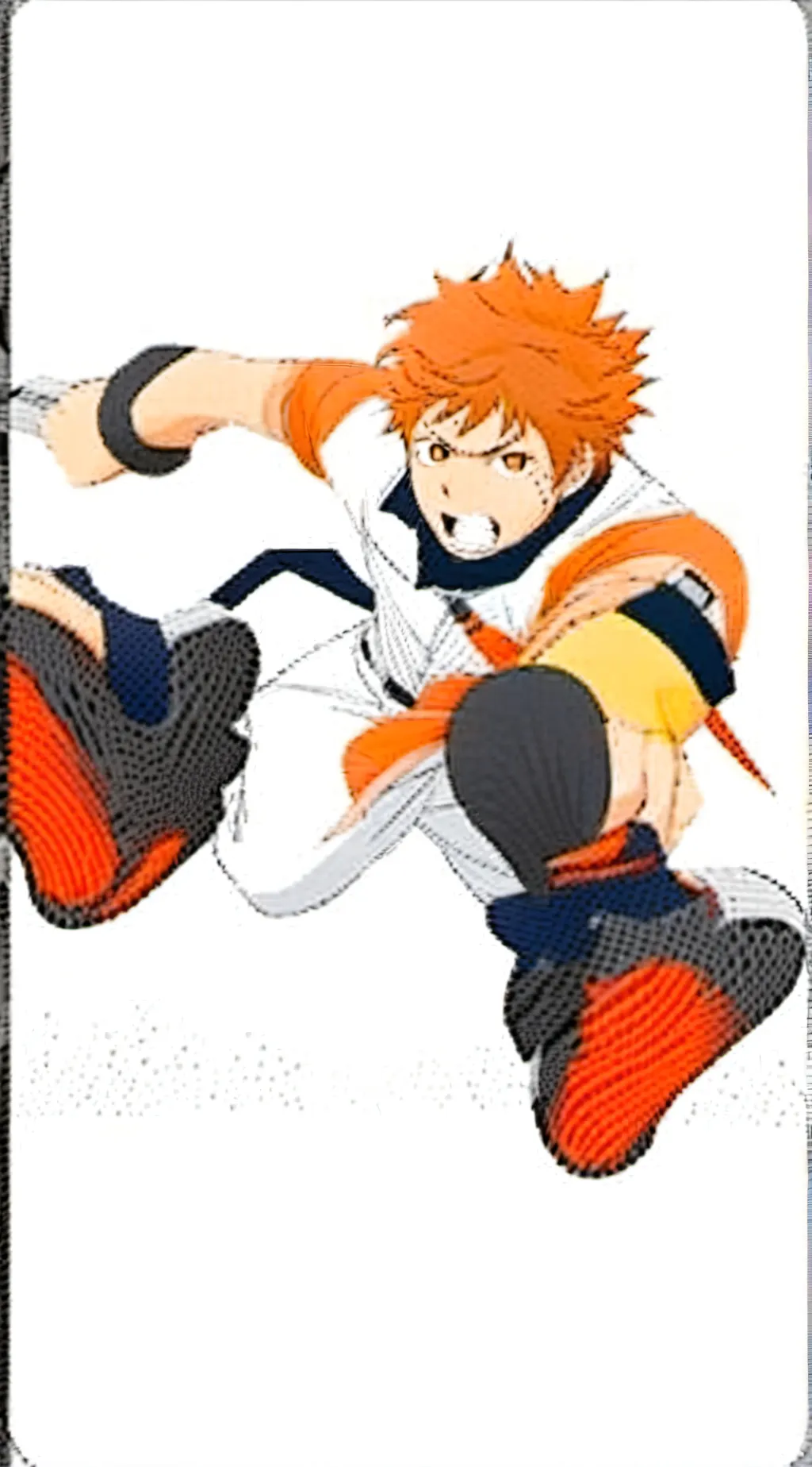 ai character: Shoyo hinata background