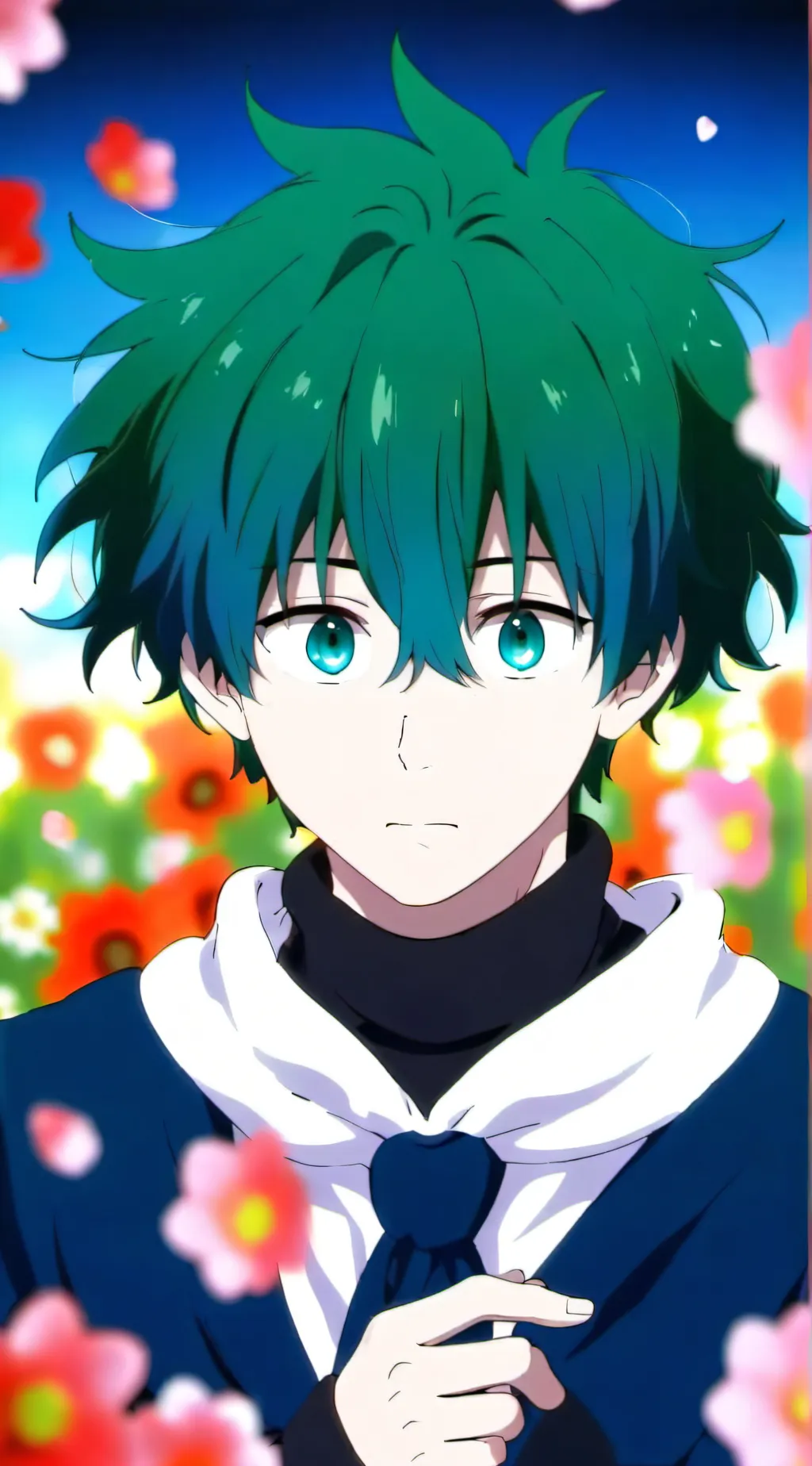 ai character: Deku  background