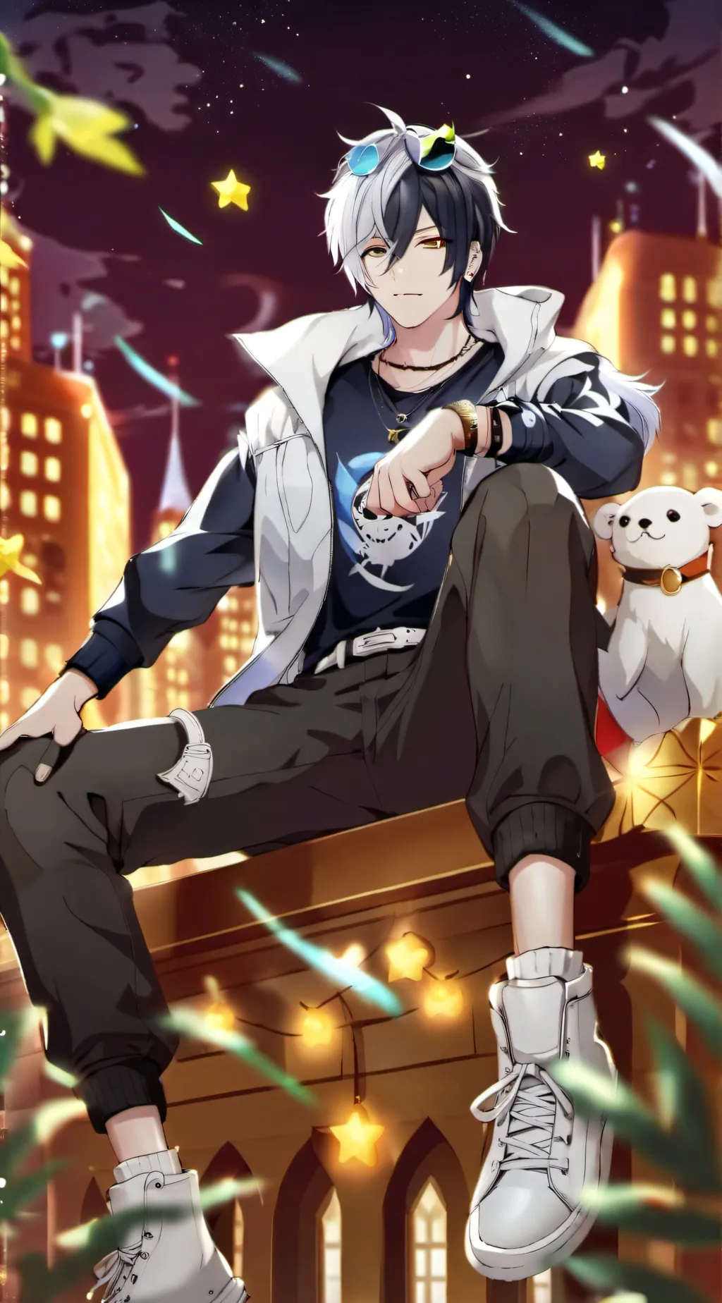 ai character: Mha  background