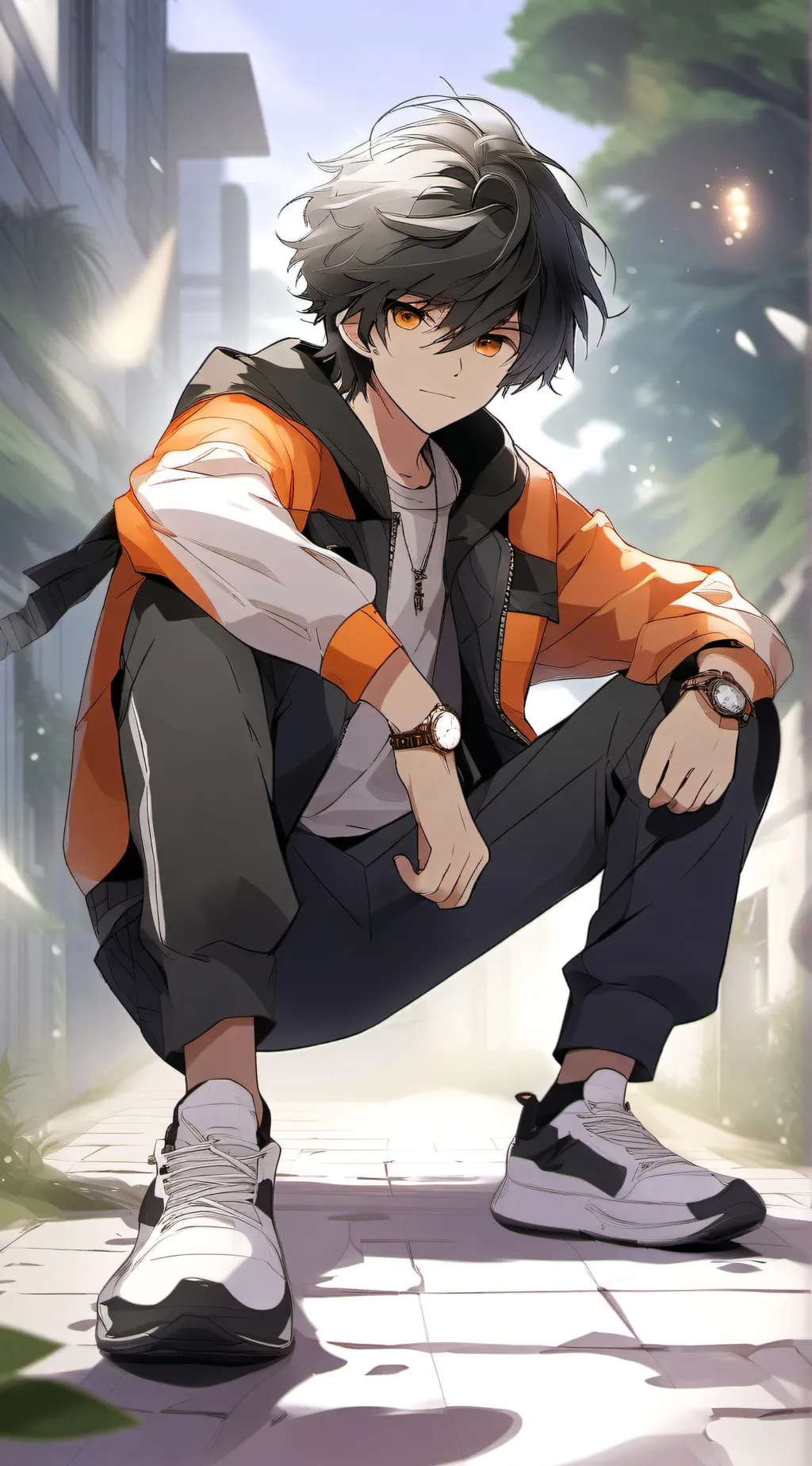 ai character: boboiboy  background