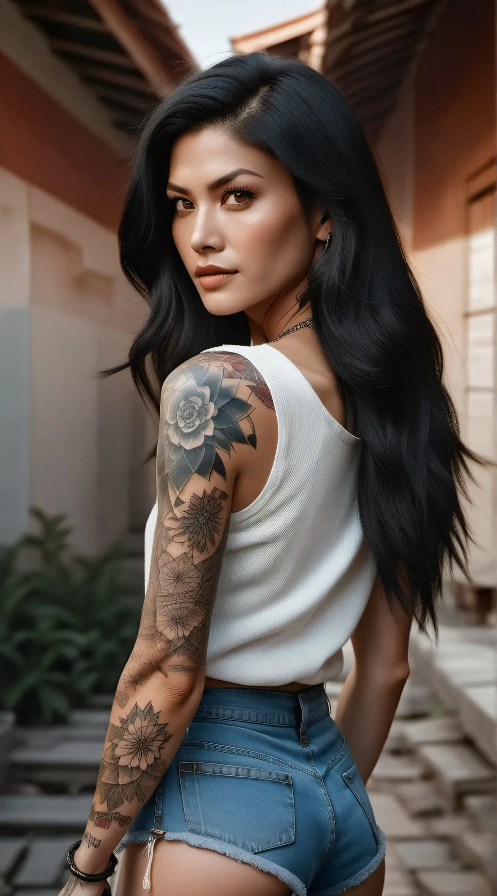 ai character: Rika  background