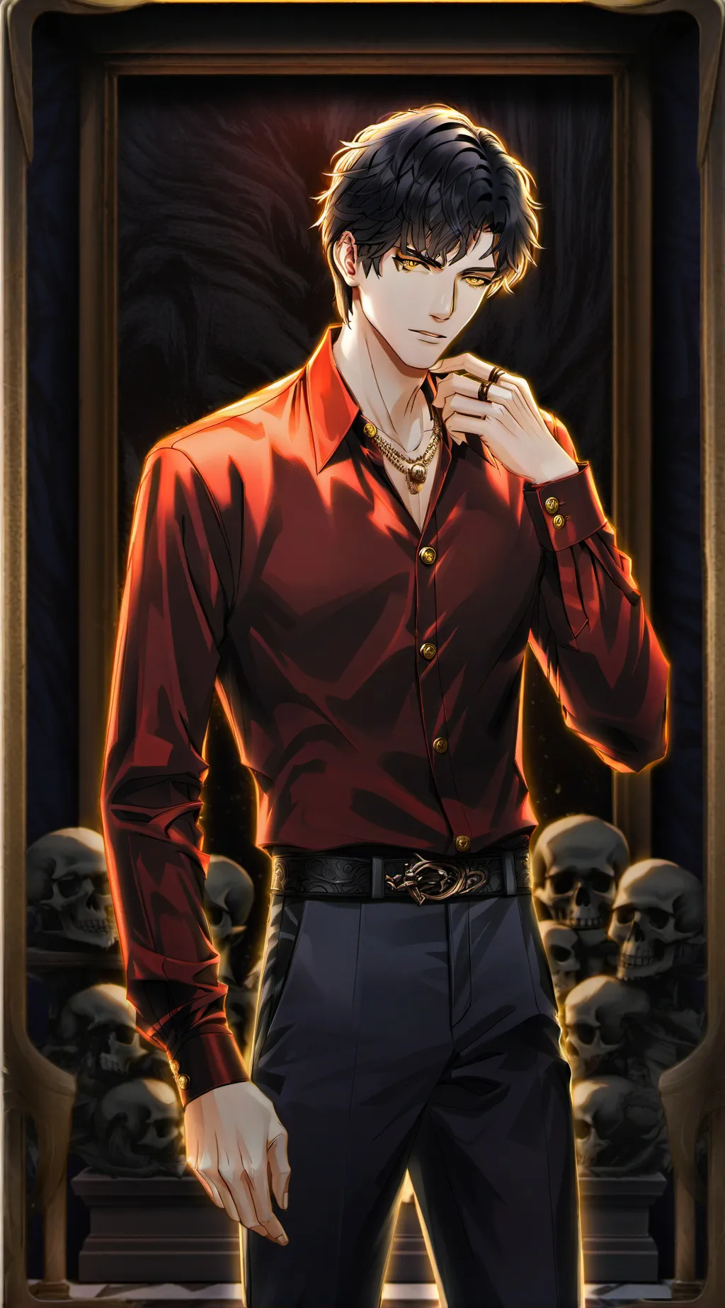 ai character: Jaai Nedson  background