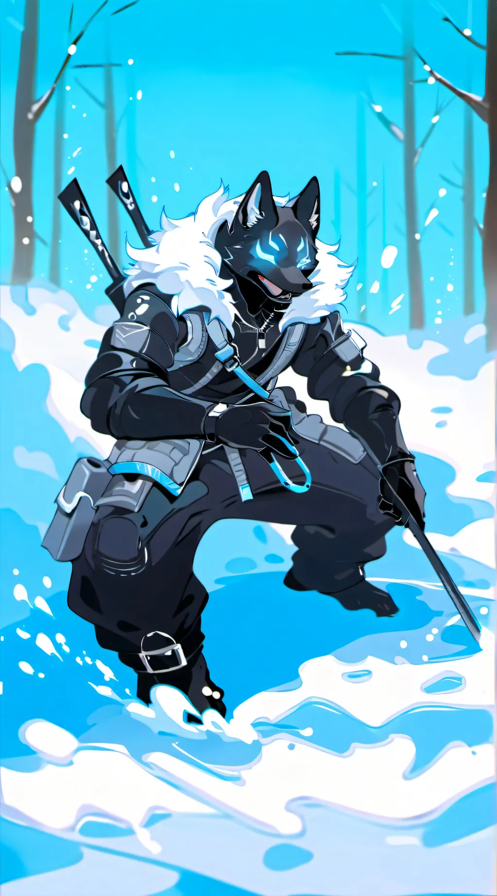 ai character: Frost background