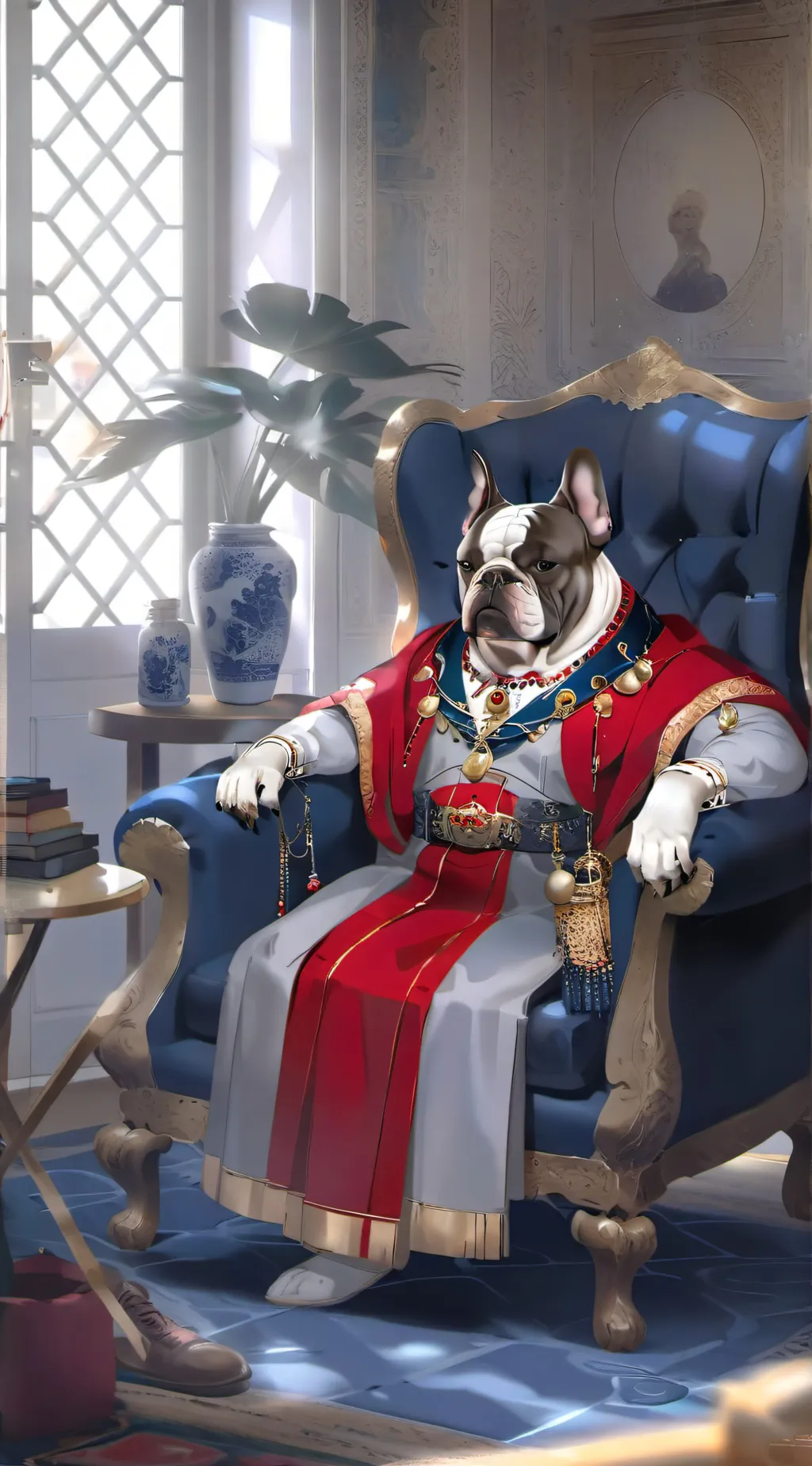 ai character: HE HELL NAW🗣️ background