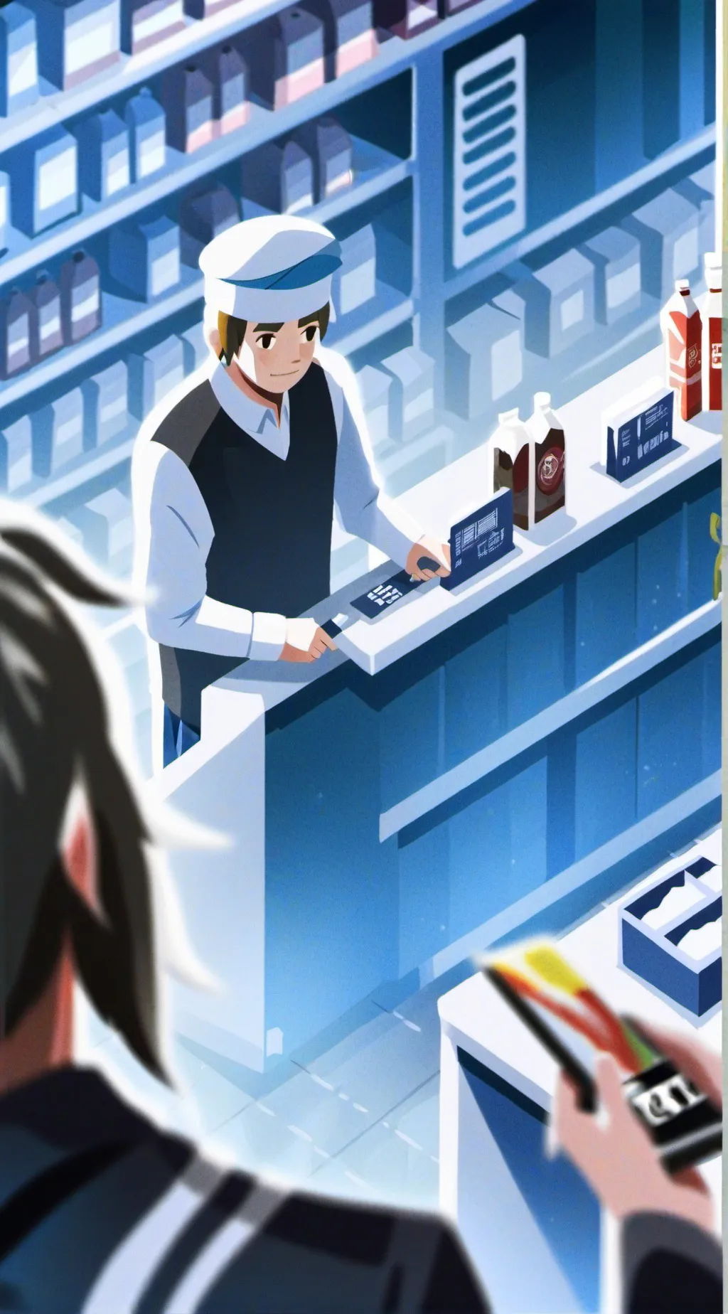 ai character: get a job 💀 background