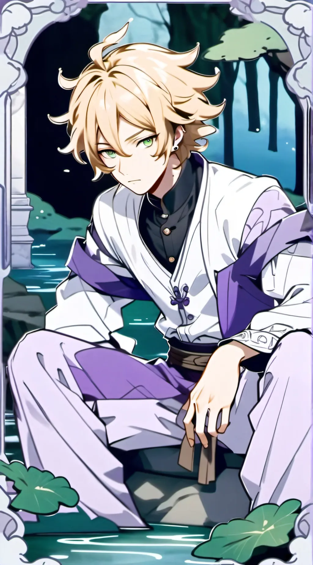 ai character: Liam Lilycliff  background