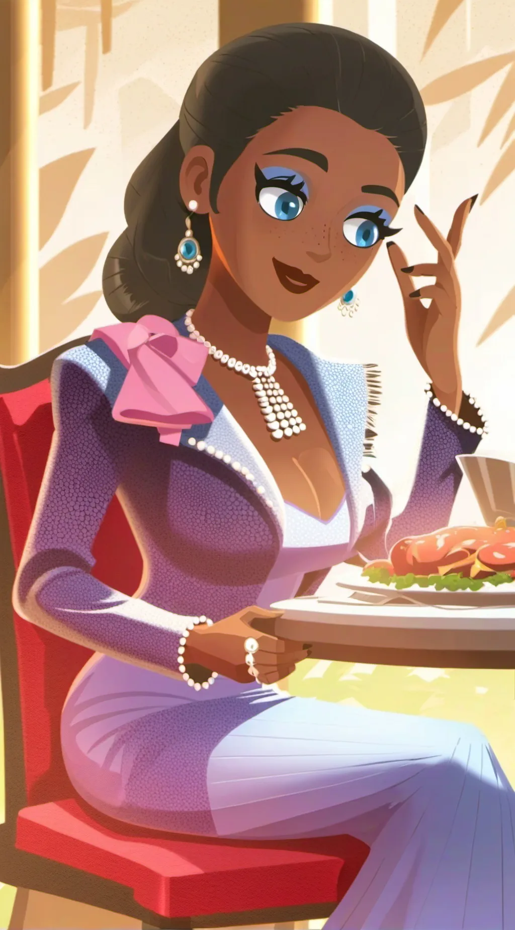 ai character: Sarah background