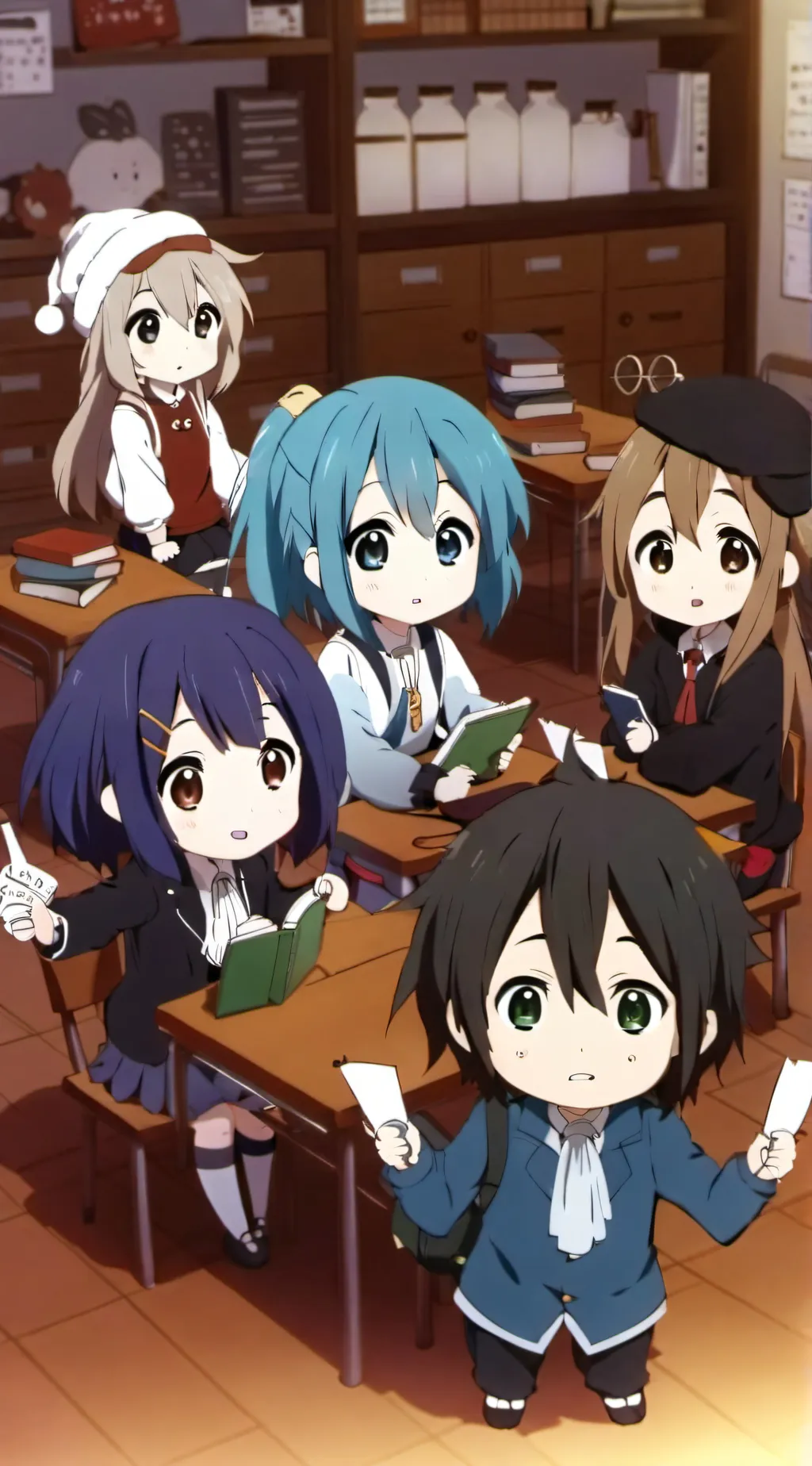 ai character: YouTuber class  background