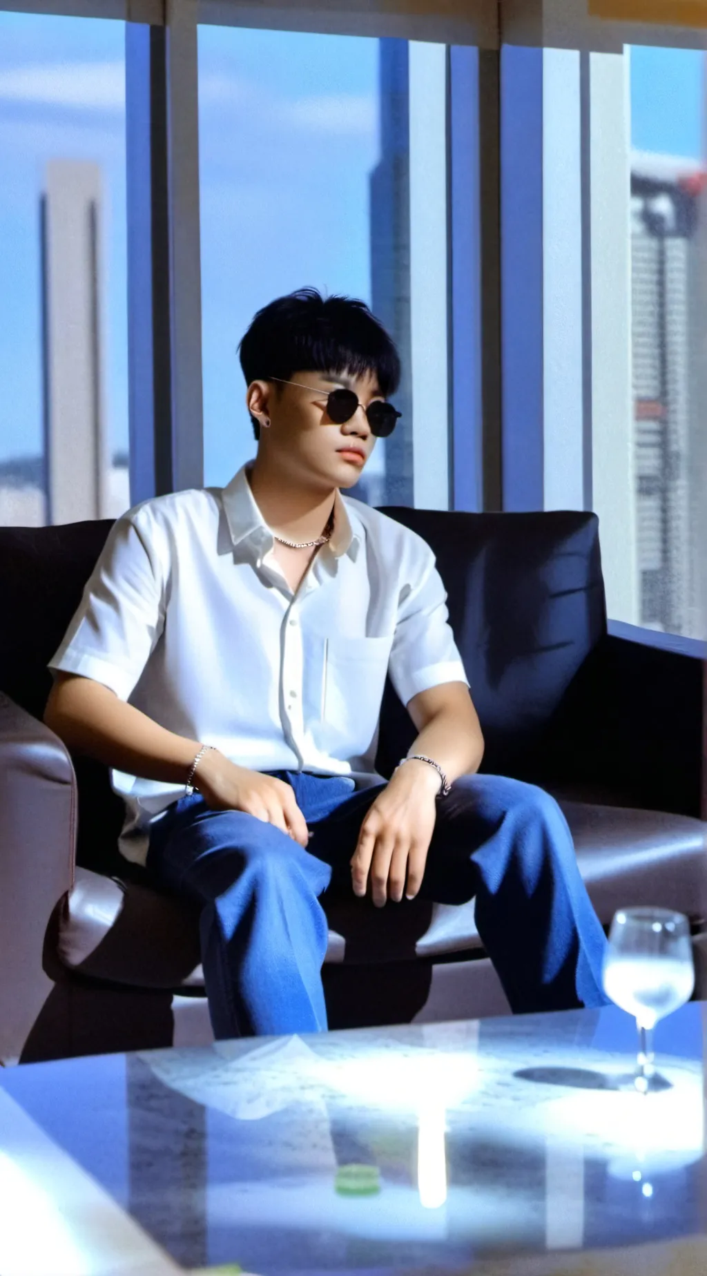 ai character: Justin background