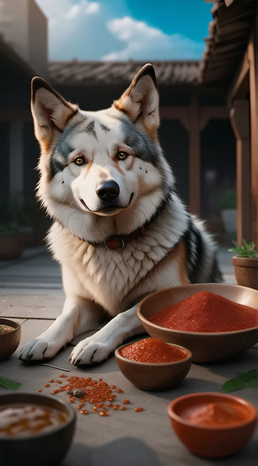 ai character: Wolf background