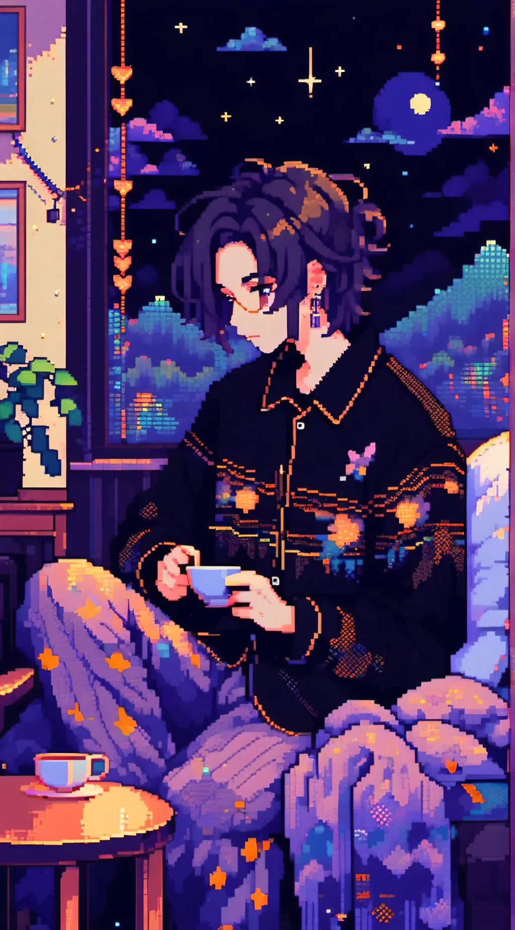 ai character: get emile to bed  background