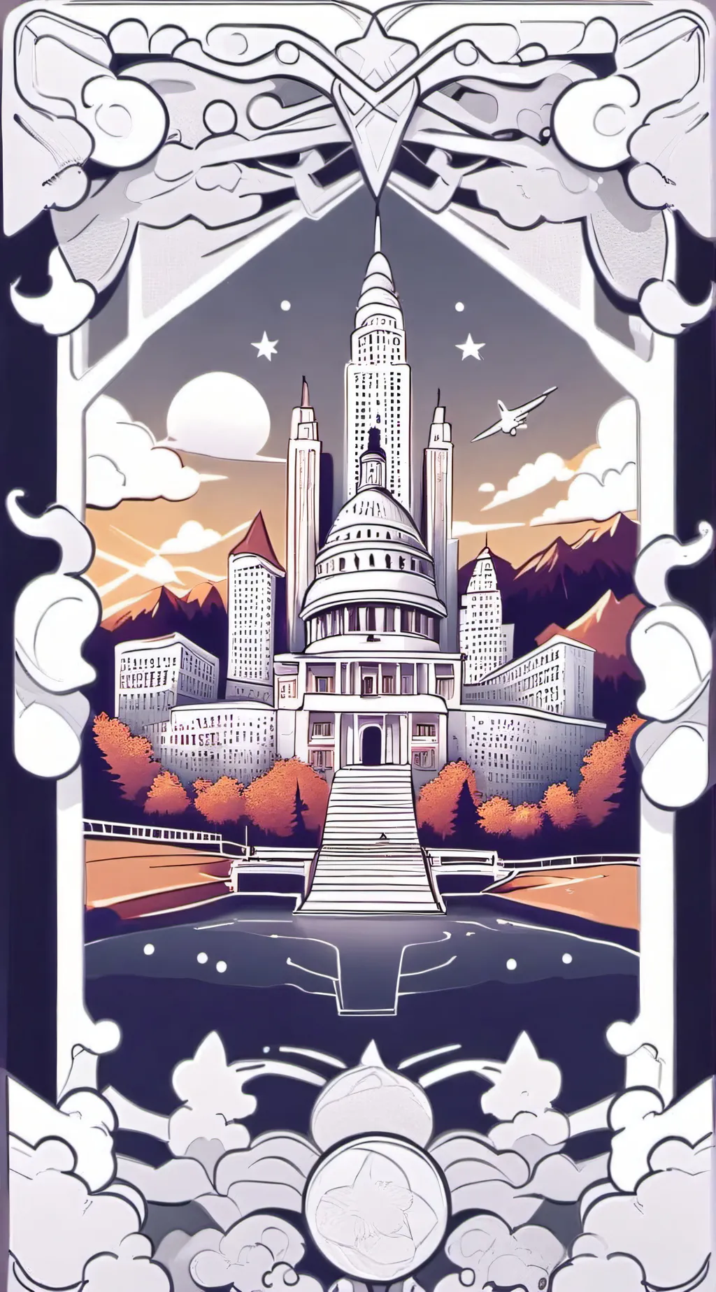 ai character:  contery  humans  background