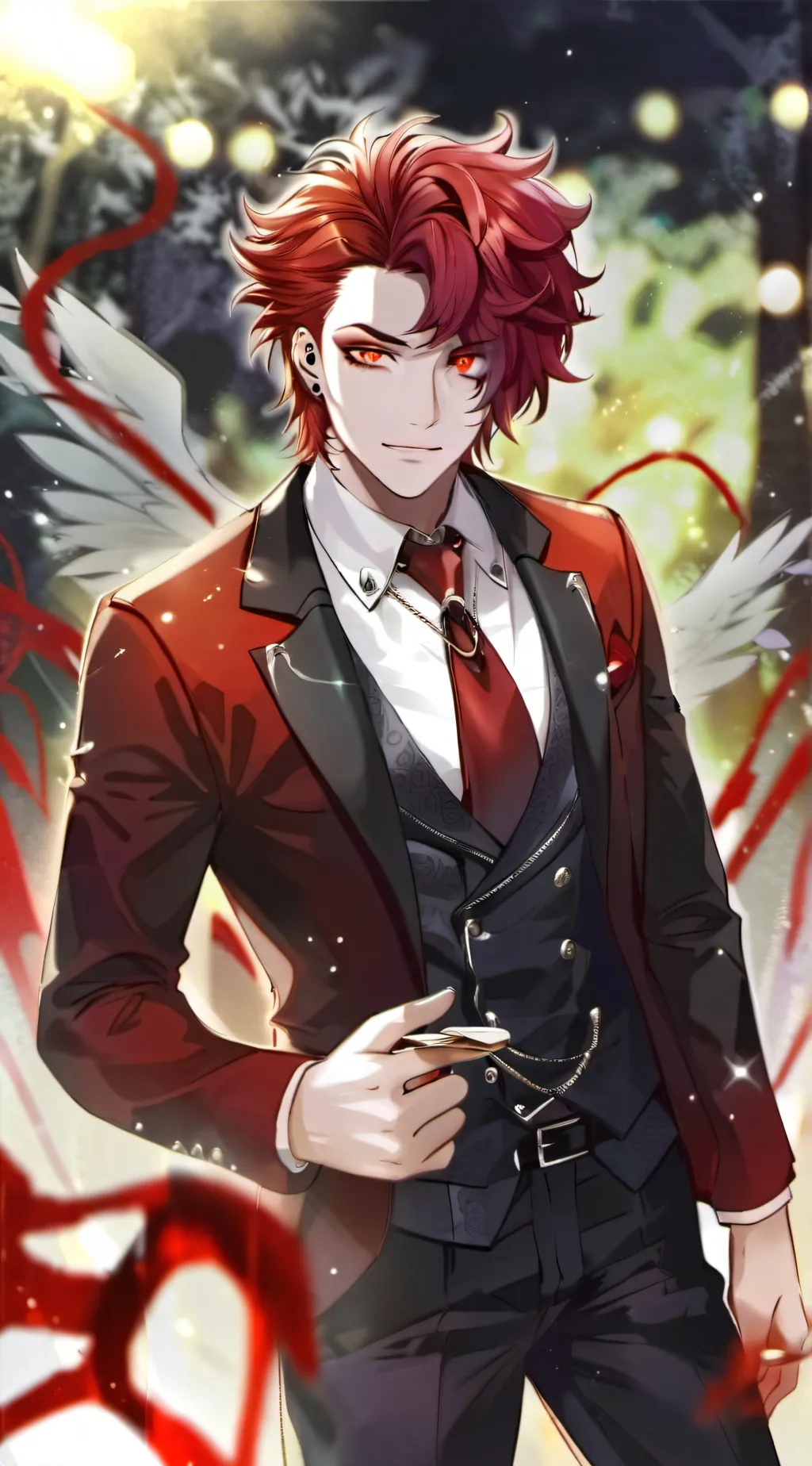 ai character: Alastor (Boy vs) background