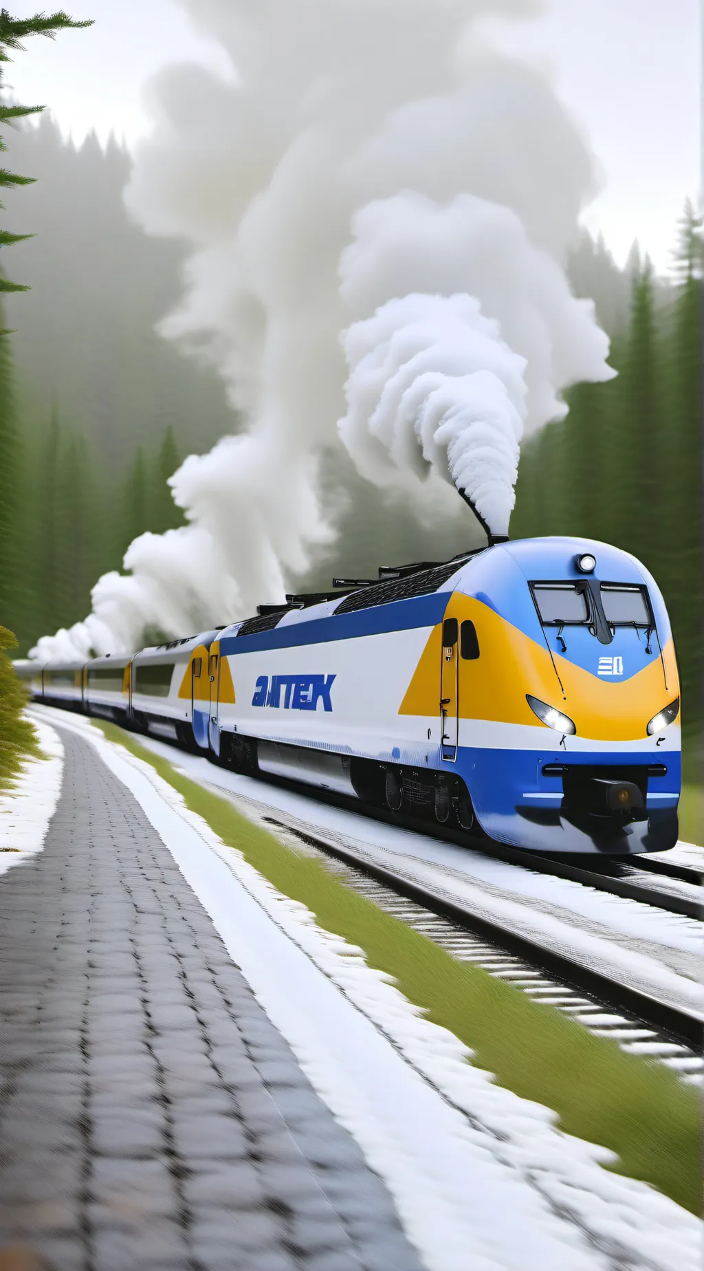 ai character: Amtrack  background