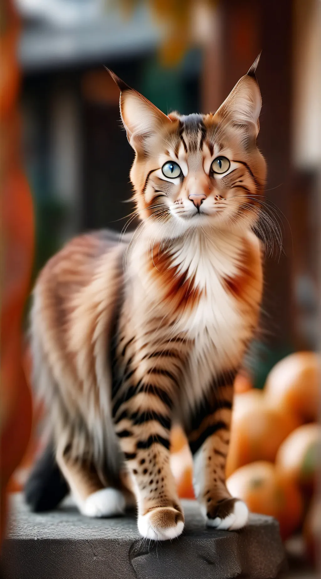 ai character: mama cat background