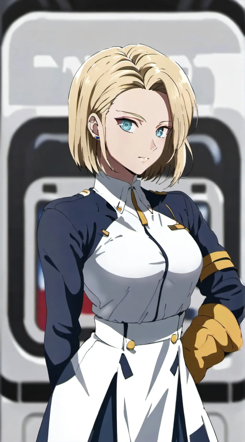 ai character: Android 18 background