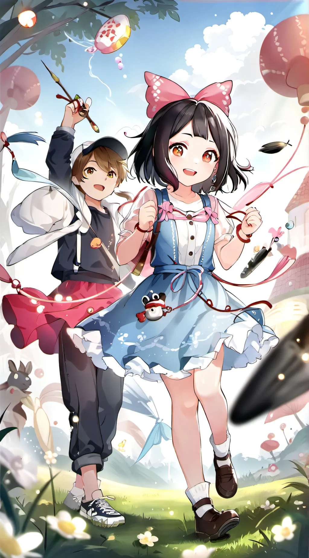 ai character: Zip X Edward  background