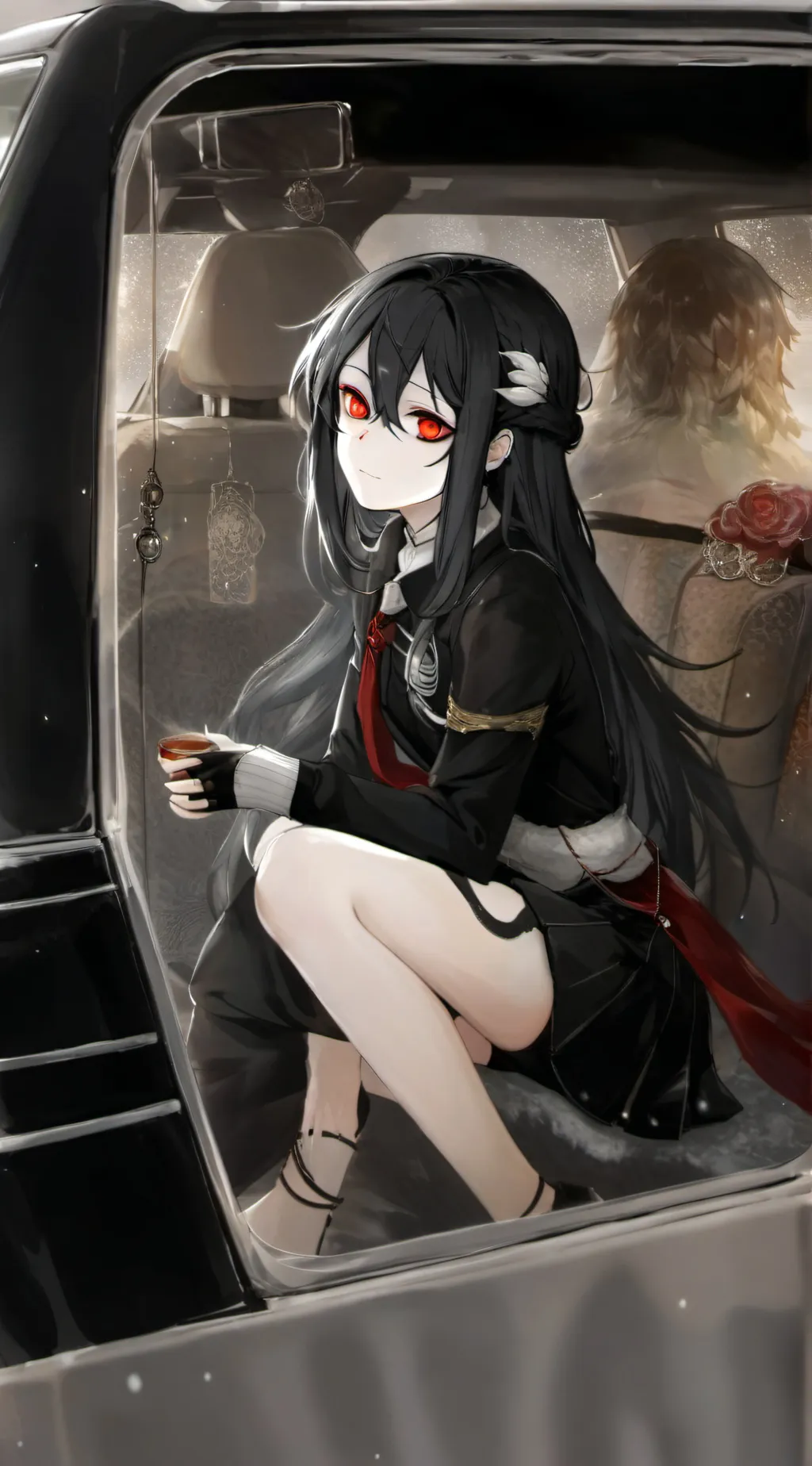 ai character: Hashira road trip background