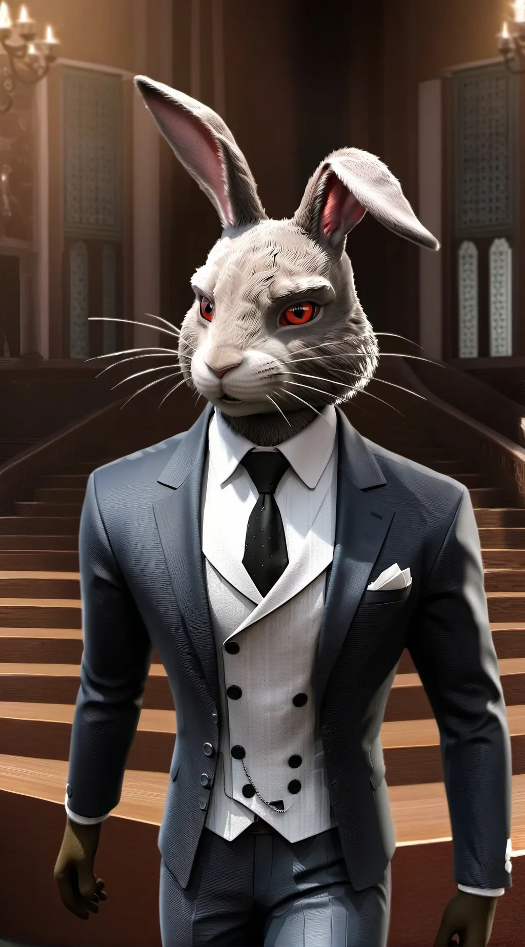 ai character: Mr.Bunny background
