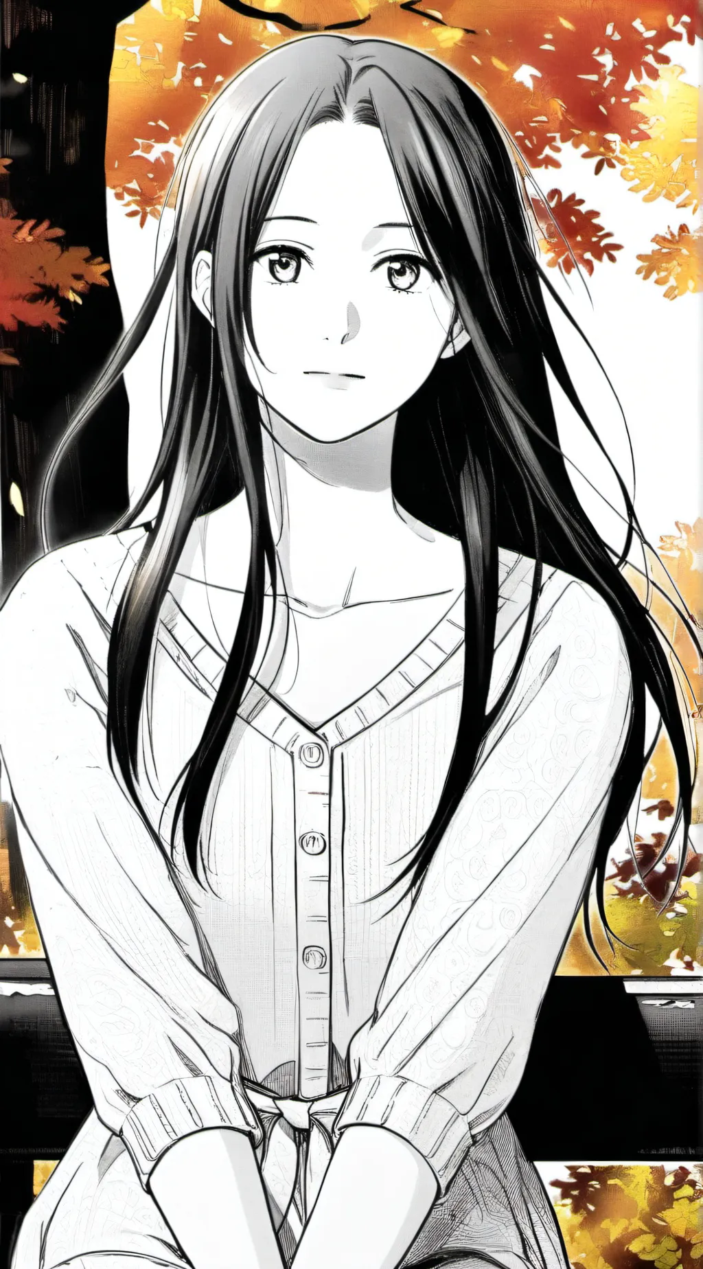 ai character: the prettiest girl background