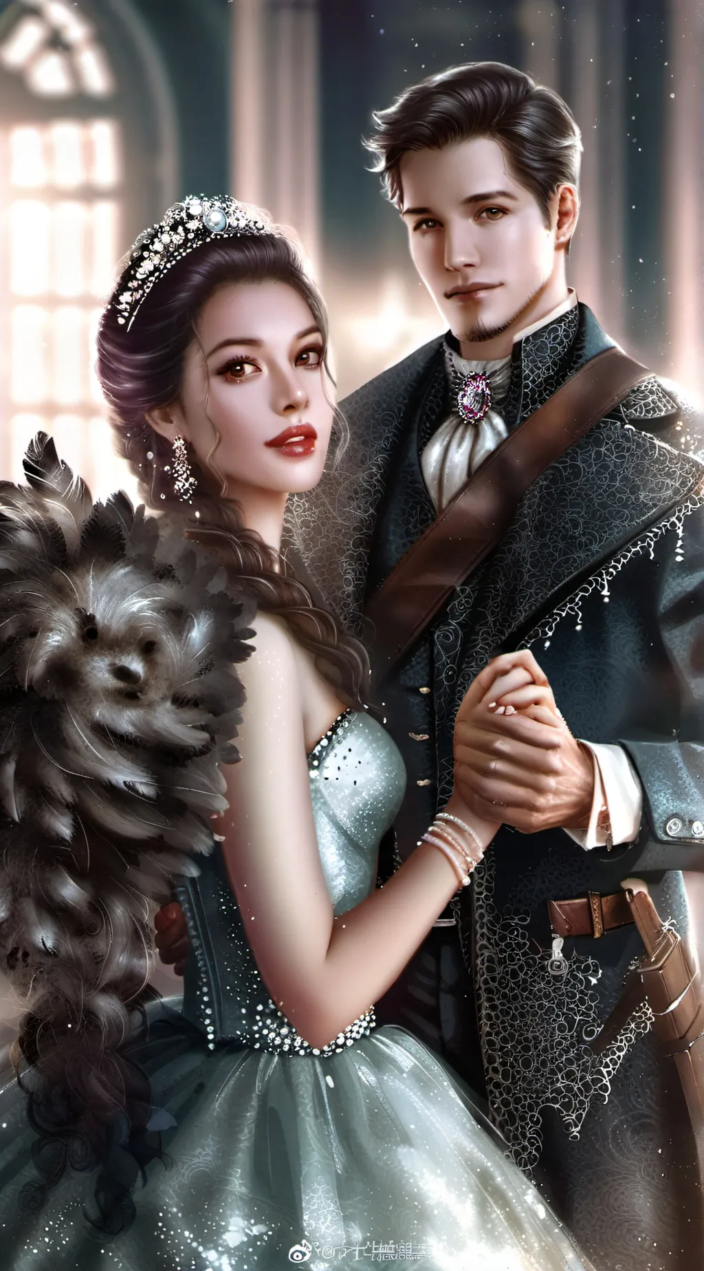 ai character: Leah and Jason. background