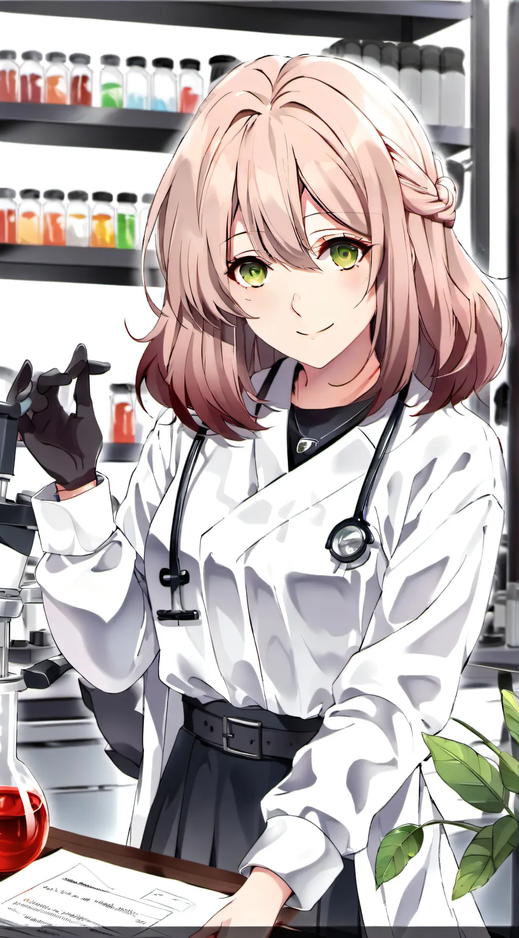 ai character: Lilly background