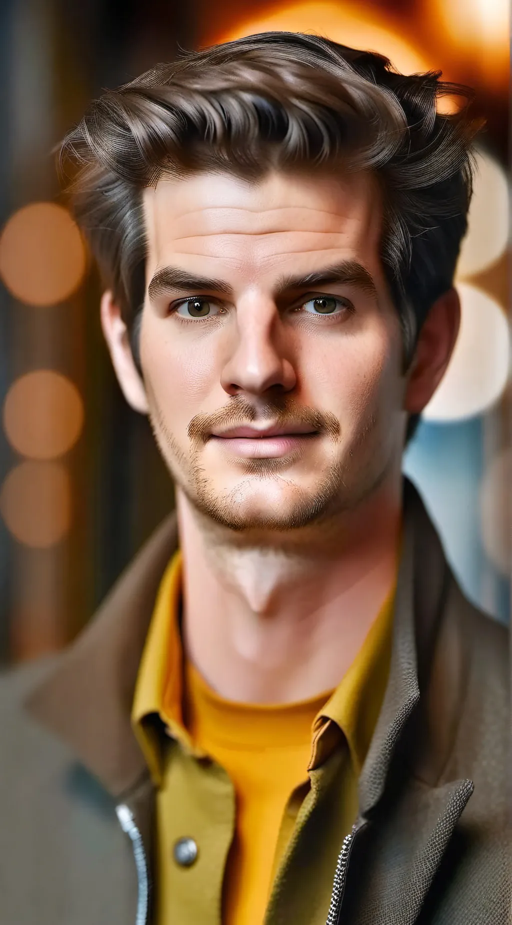 ai character: Andrew Garfield background