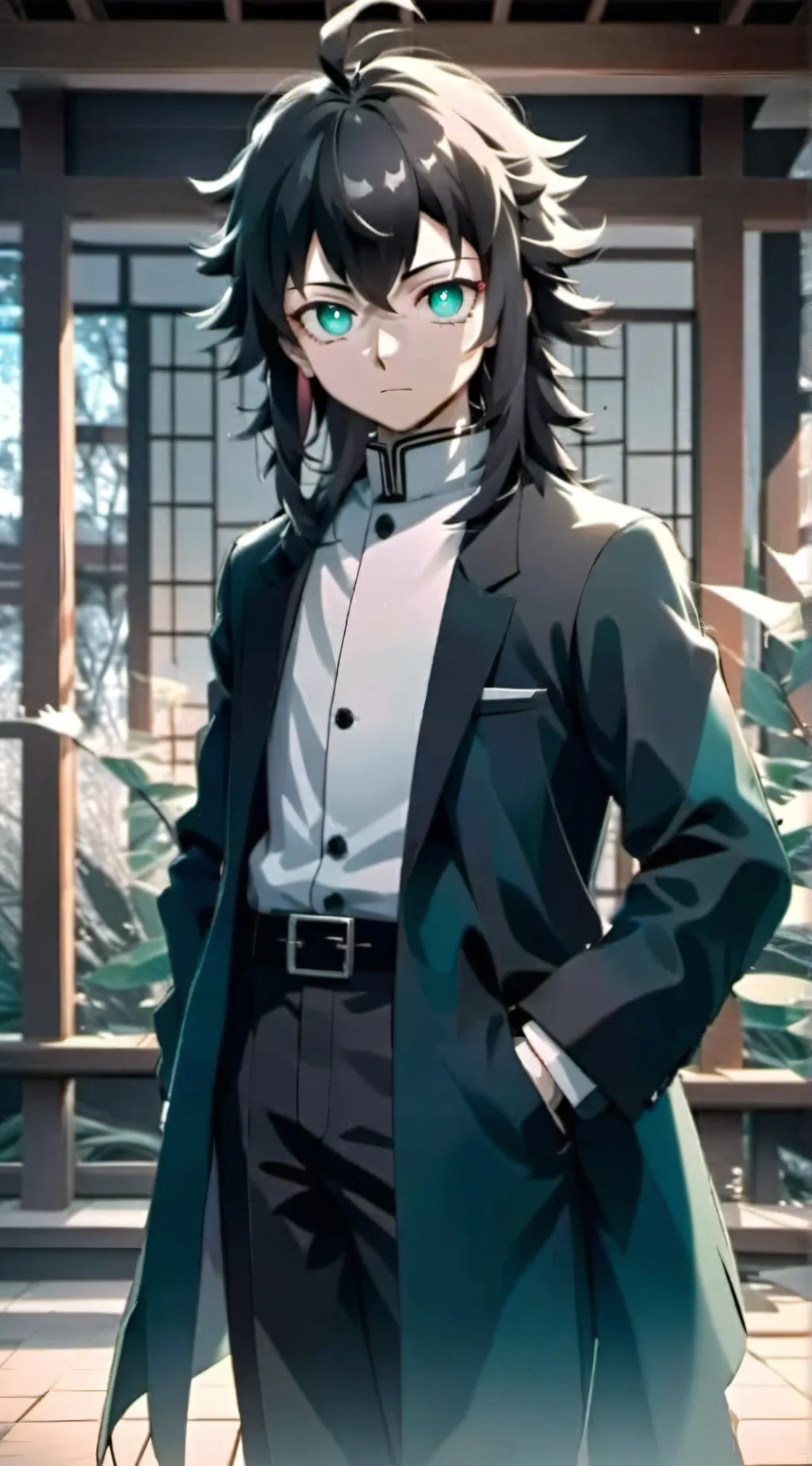 ai character: Muichiro Tokito  background