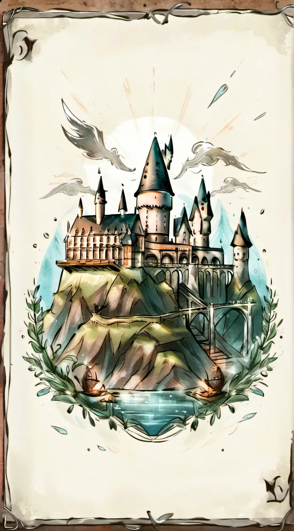 ai character: Hogwarts background