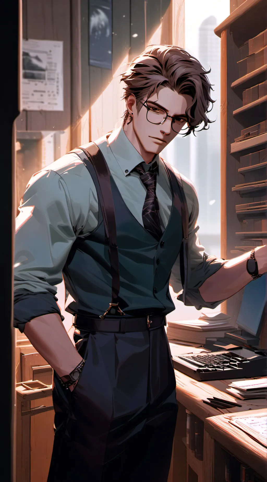 ai character: milo background