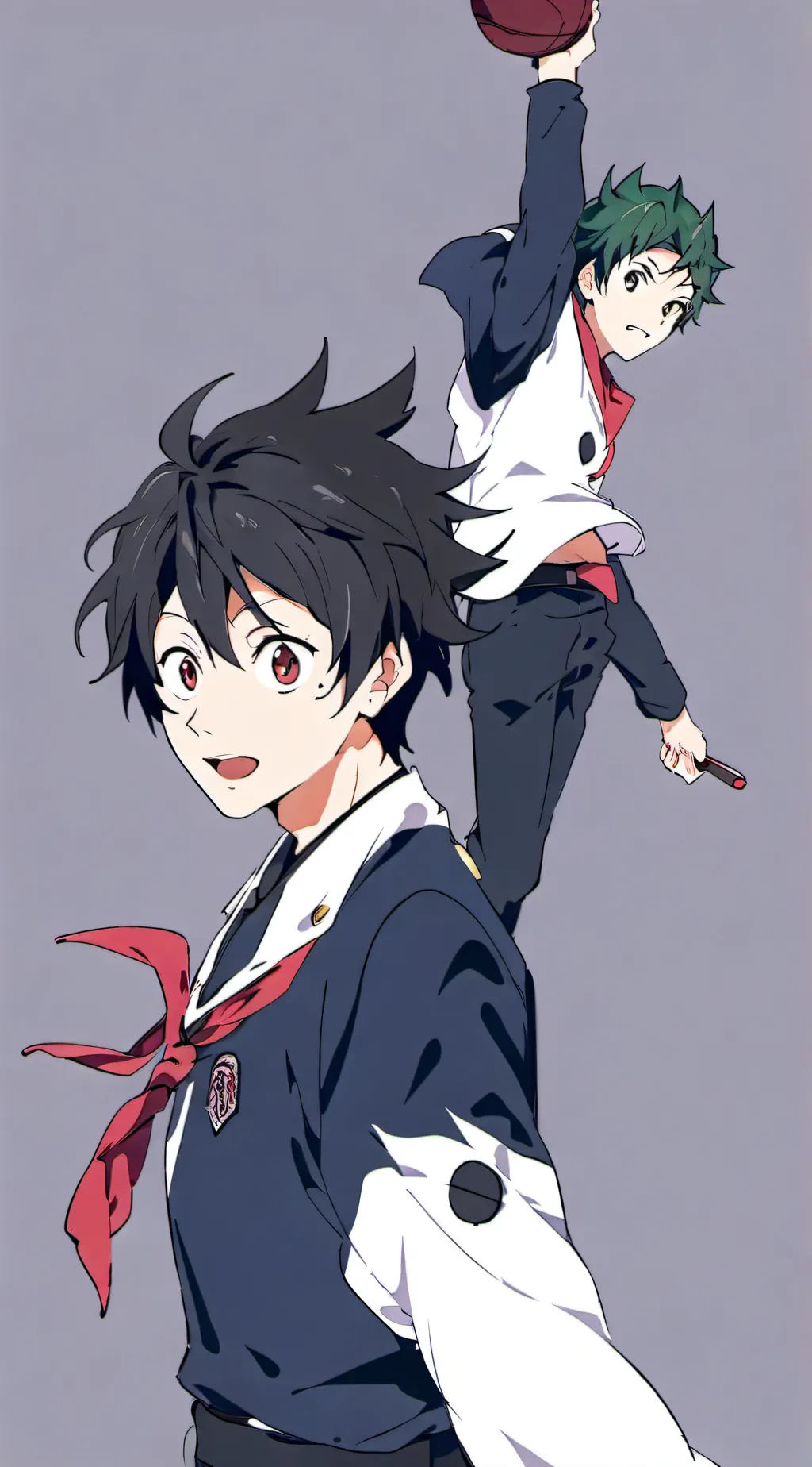 ai character: MHA+DS at ur House background