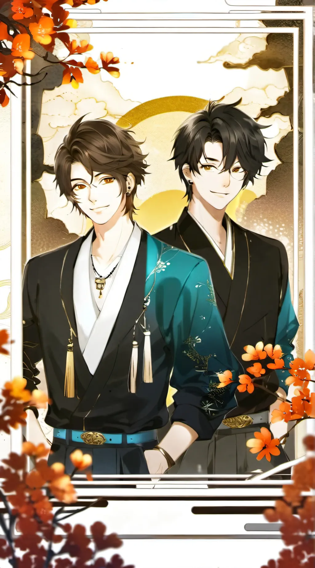 ai character: Haru & Hiro background