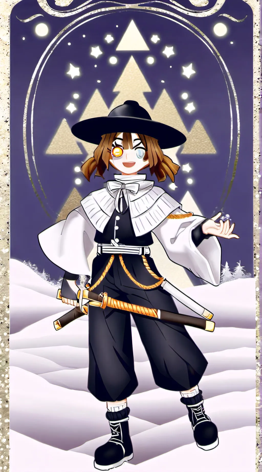 ai character: -π- background