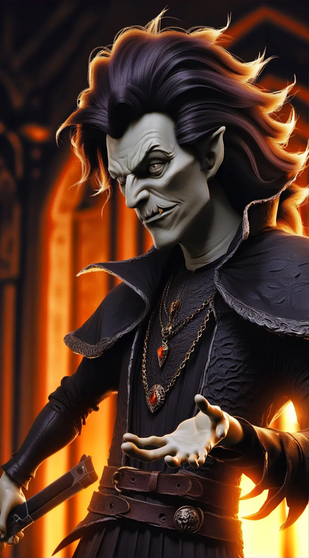 ai character: Pistol demon background