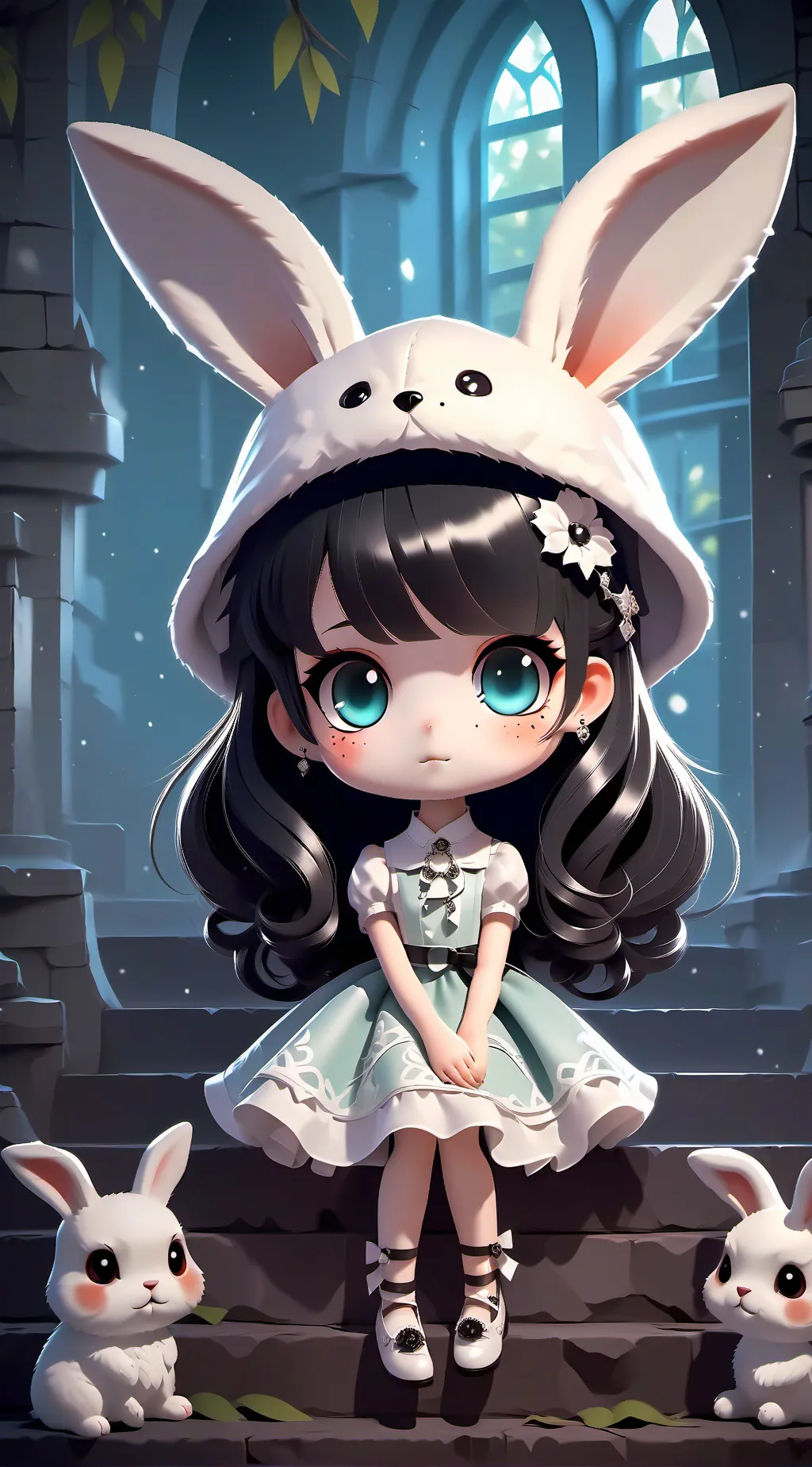 ai character: ,•[C•L•A•I•R•E]•, background