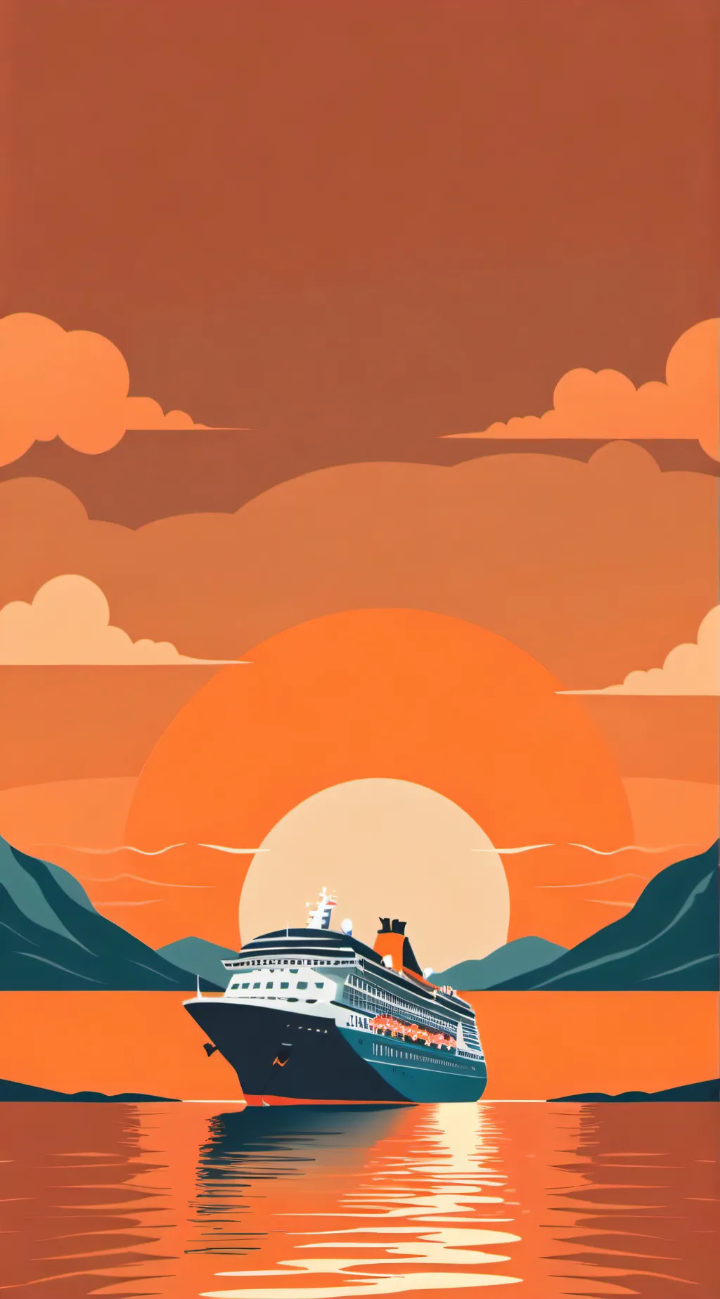 ai character: Mha on a cruise!!! background