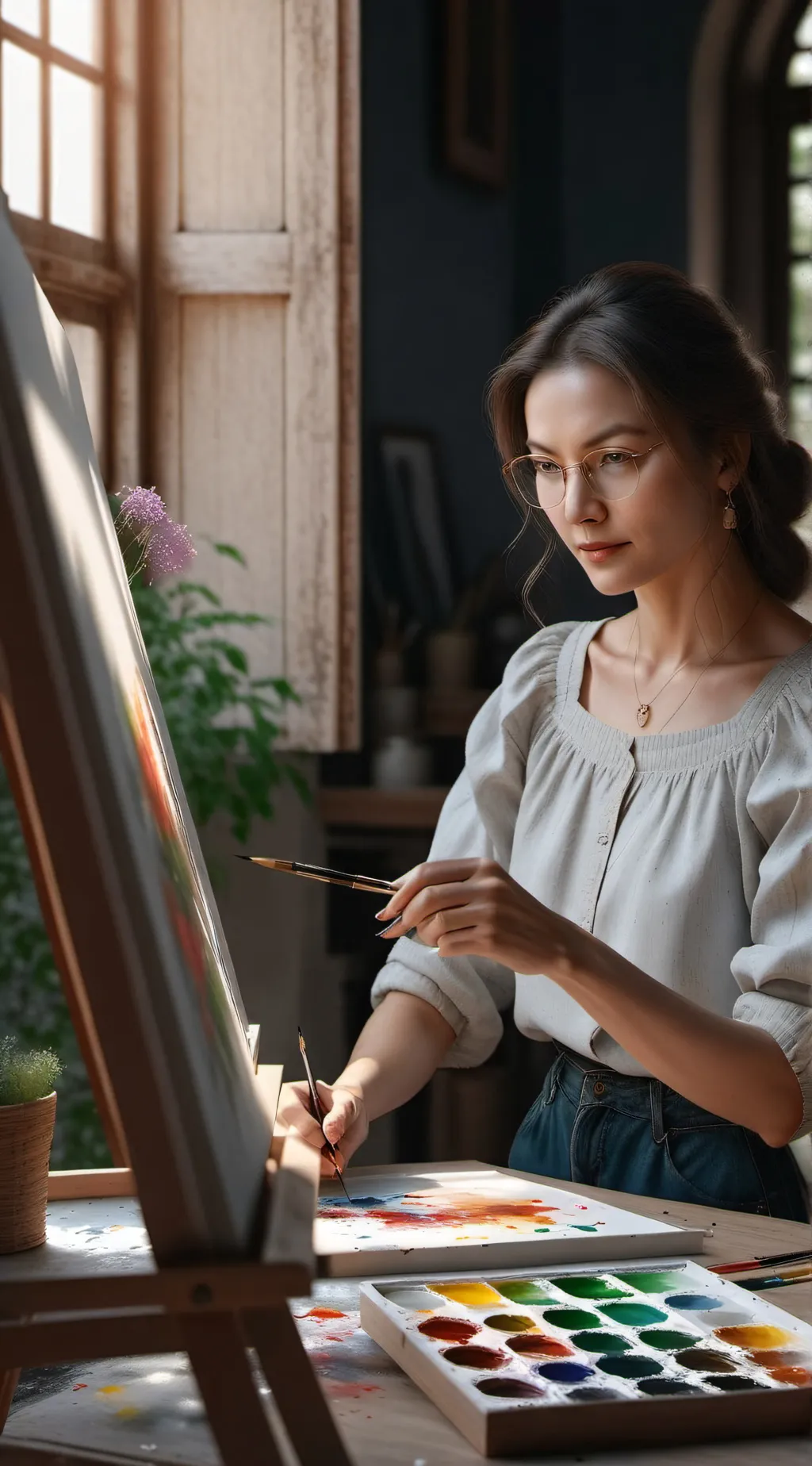 ai character: Lily background