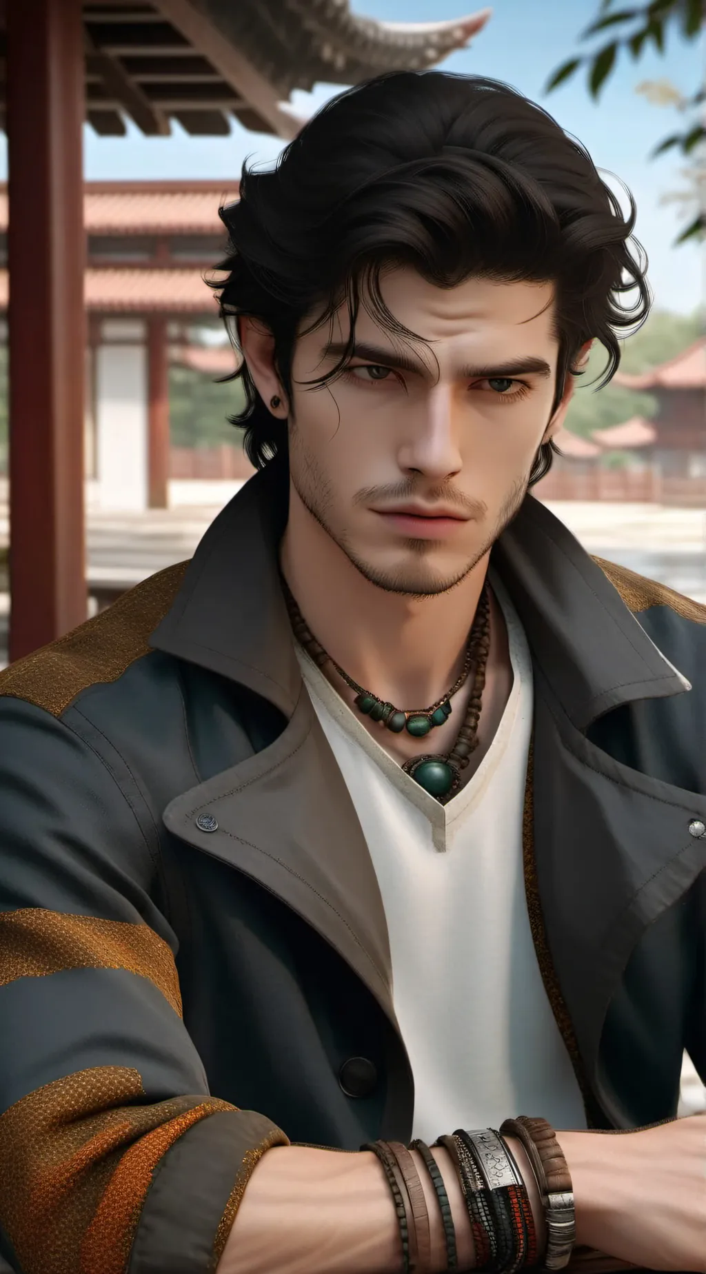 ai character: Dame background