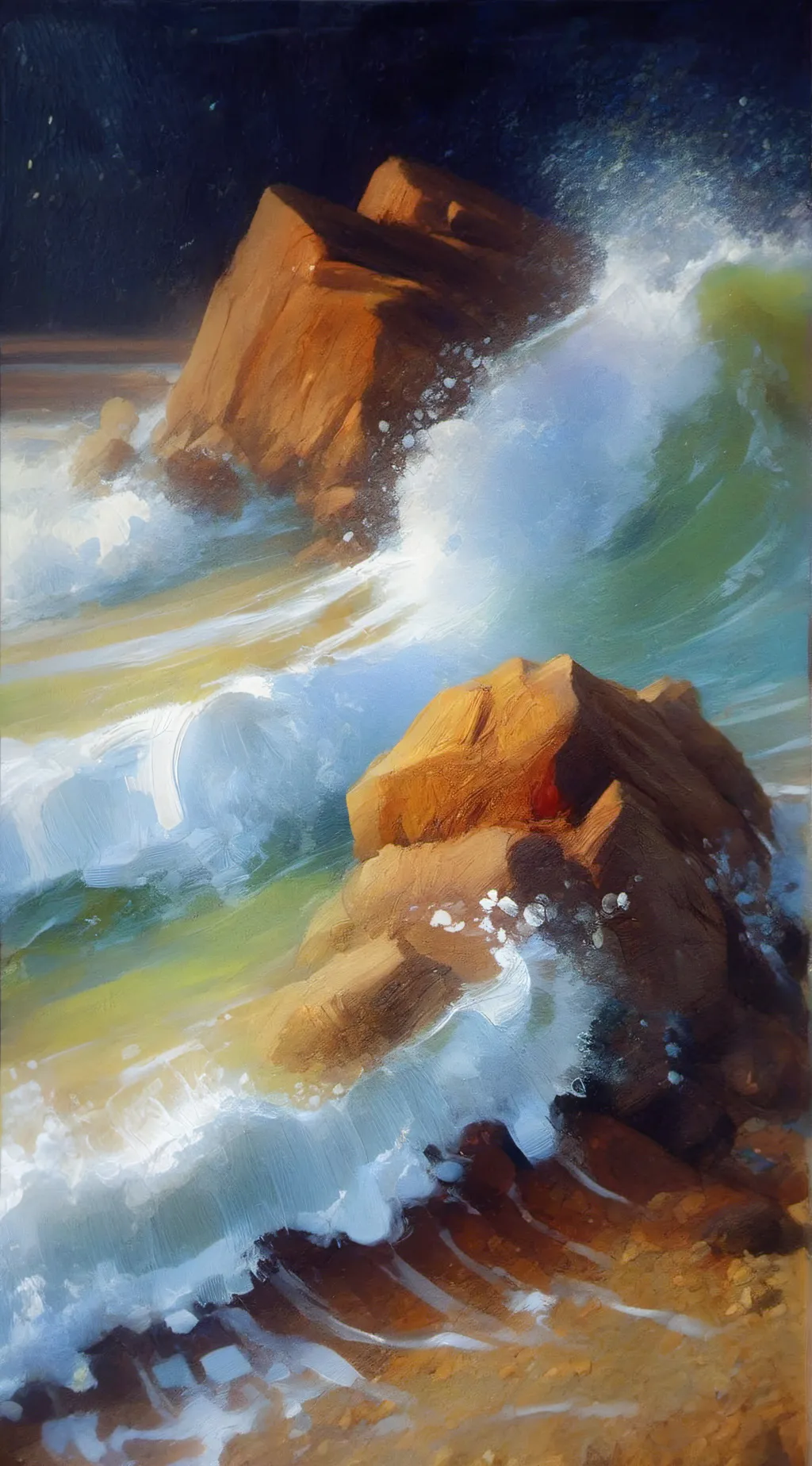 ai character: solar balls  background