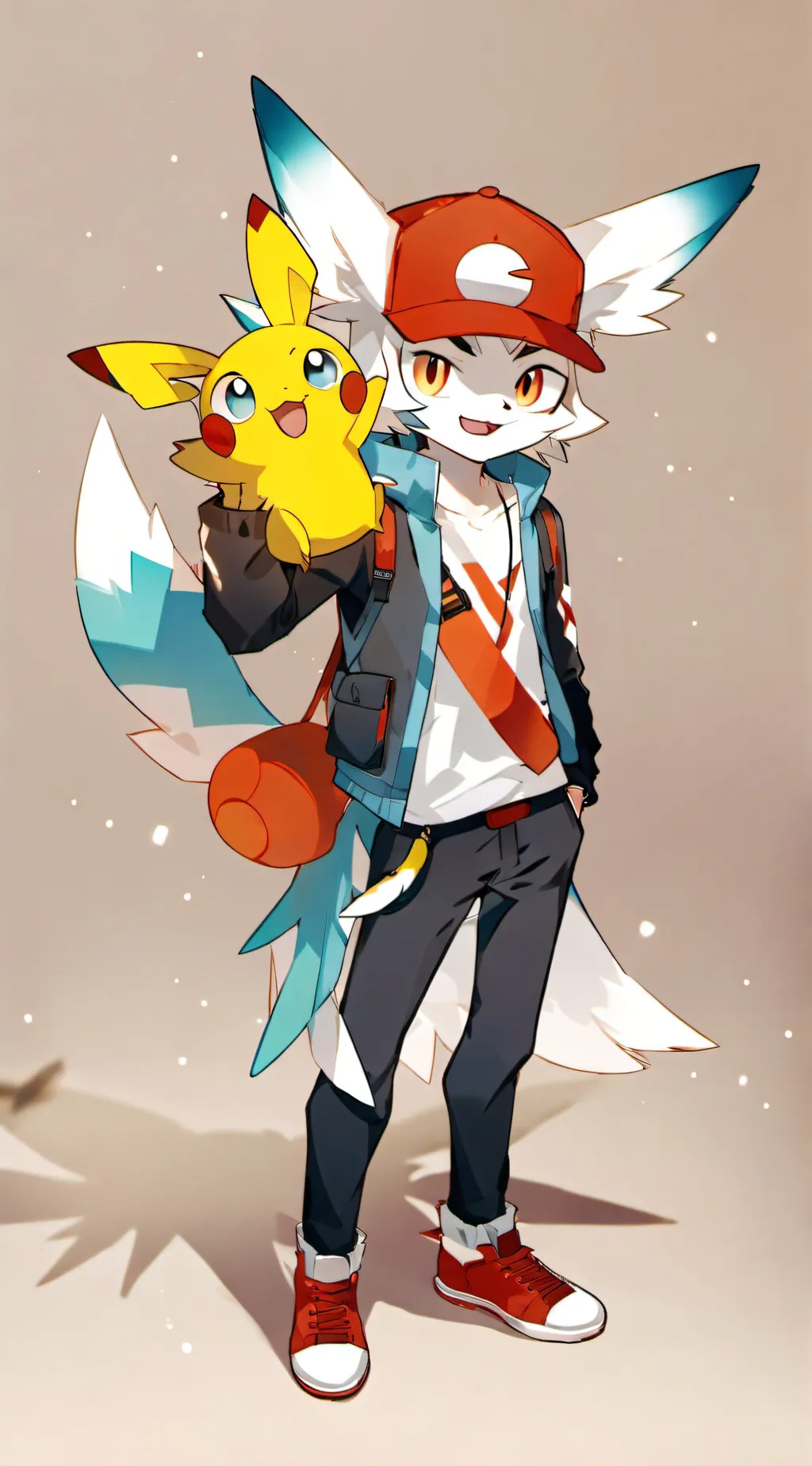 ai character: Cinderace background